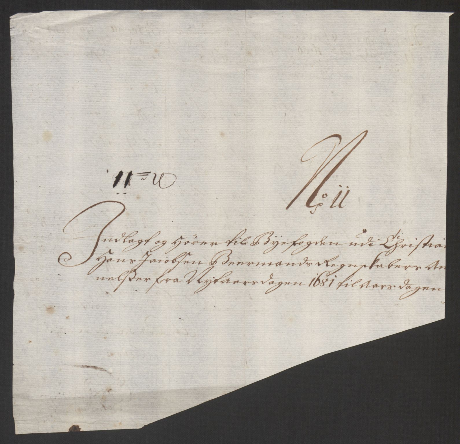 Rentekammeret inntil 1814, Reviderte regnskaper, Byregnskaper, AV/RA-EA-4066/R/Rm/L0285: [M18] Sikt og sakefall, 1681-1718, p. 379