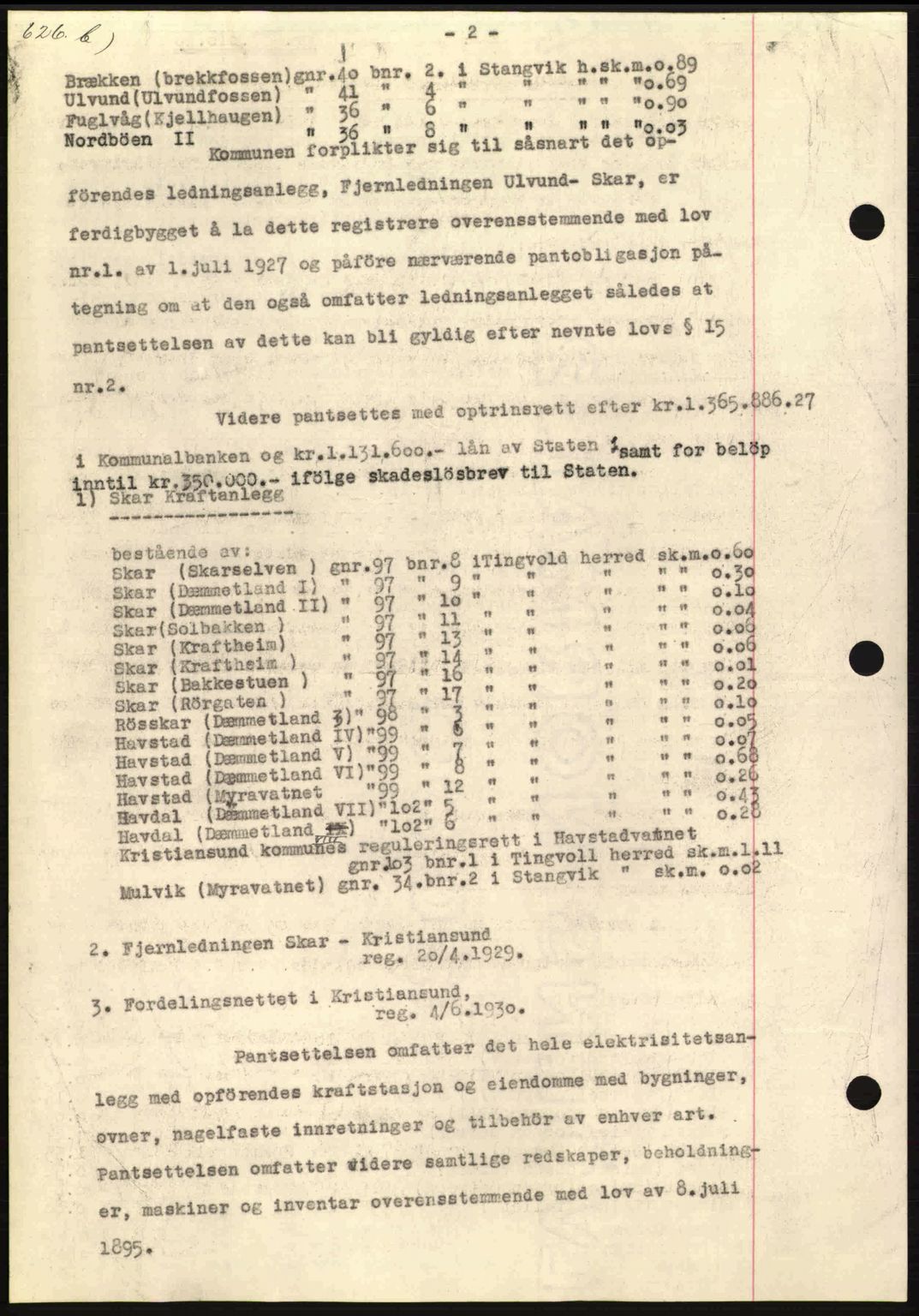 Nordmøre sorenskriveri, AV/SAT-A-4132/1/2/2Ca: Mortgage book no. B84, 1938-1939, Diary no: : 193/1939