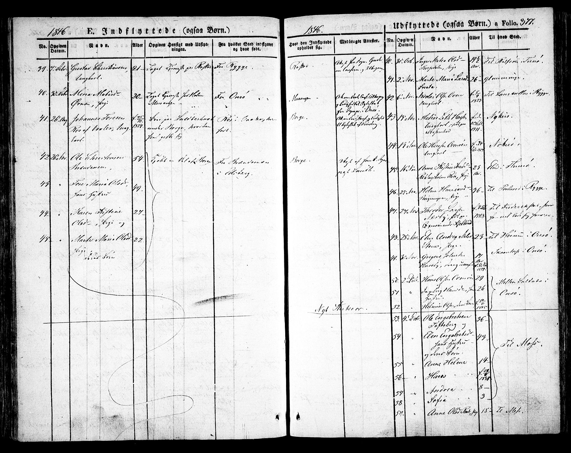 Råde prestekontor kirkebøker, AV/SAO-A-2009/F/Fa/L0005: Parish register (official) no. 5, 1830-1853, p. 377