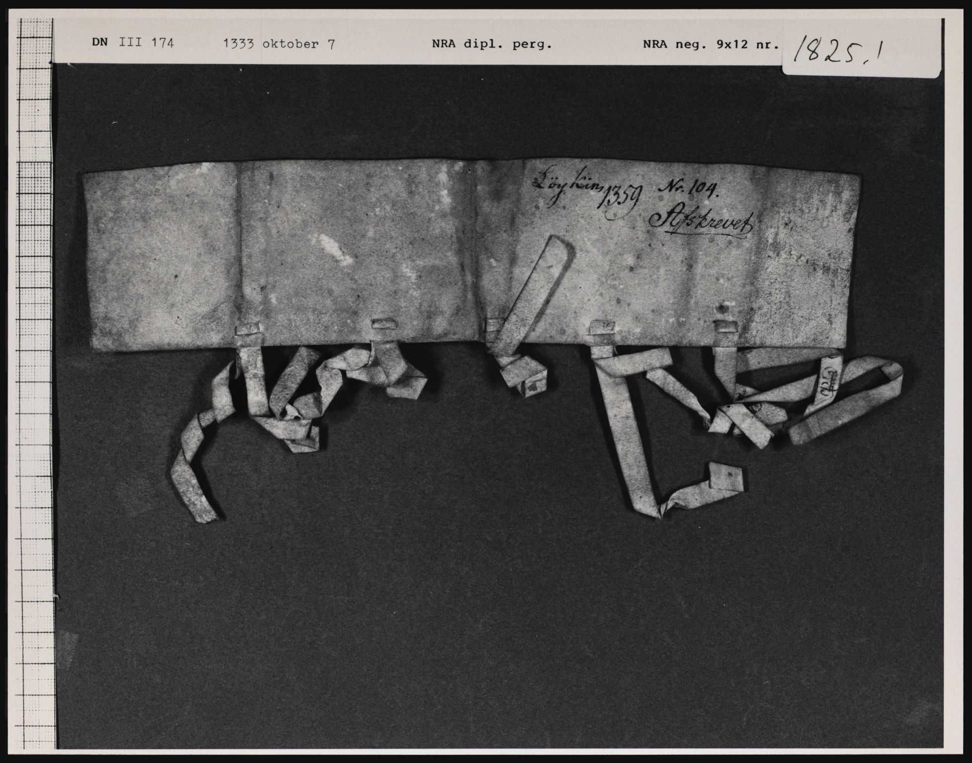 Riksarkivets diplomsamling, AV/RA-EA-5965/F01/F01a/L0031: Dokumenter, 1333, p. 6