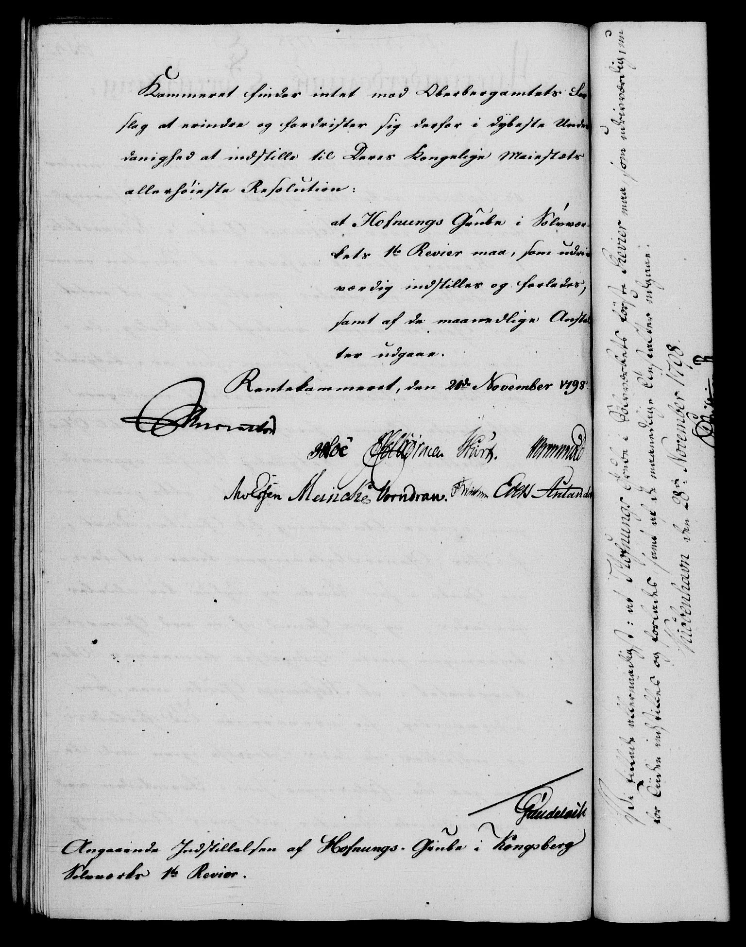 Rentekammeret, Renteskriverkontorene, AV/RA-EA-3115/M/Mf/Mfb/L0003: Relasjons- og resolusjonsprotokoll med register (merket RK 54.9), 1796-1798