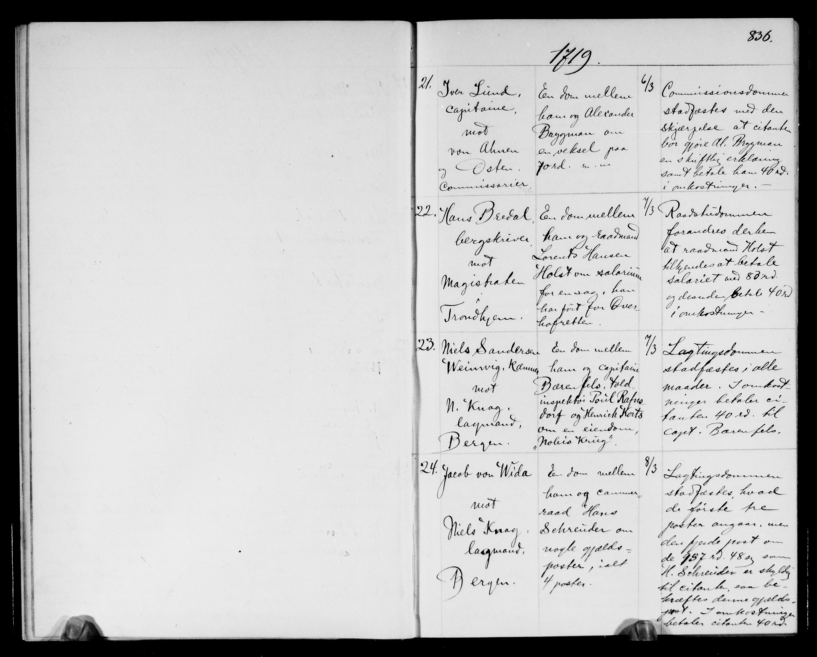 Overhoffretten 1667-1797, AV/RA-EA-2884, 1719-1728, p. 836