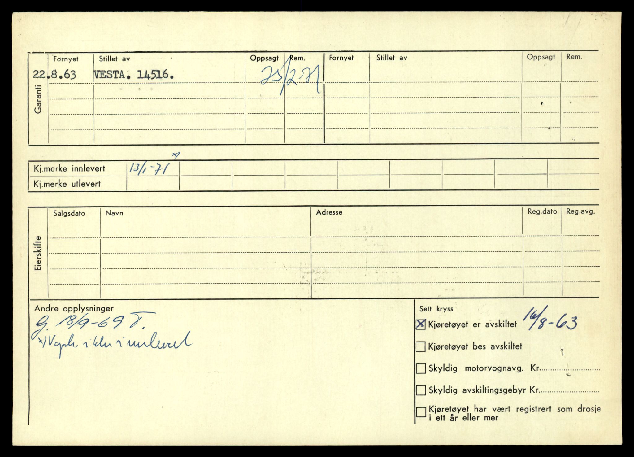 Møre og Romsdal vegkontor - Ålesund trafikkstasjon, AV/SAT-A-4099/F/Fe/L0036: Registreringskort for kjøretøy T 12831 - T 13030, 1927-1998, p. 2320