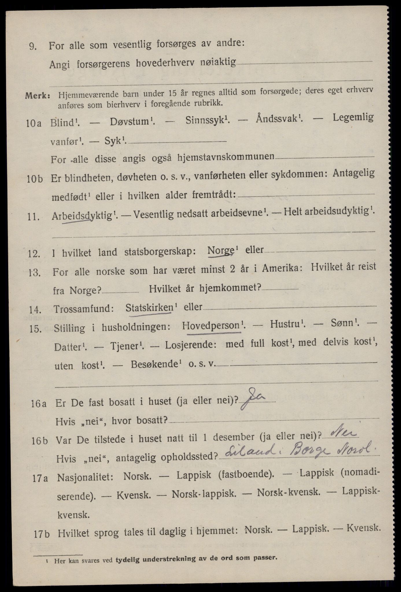 SAT, 1920 census for Hol, 1920, p. 1918