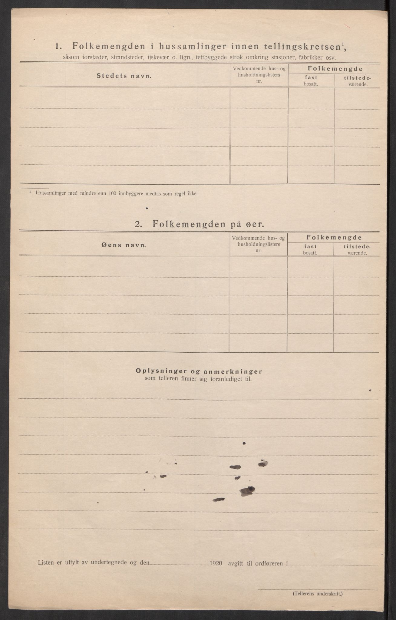 SAK, 1920 census for Halse og Harkmark, 1920, p. 39