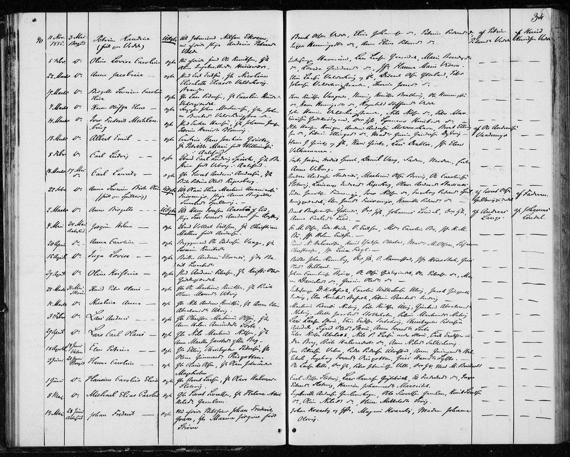 Ministerialprotokoller, klokkerbøker og fødselsregistre - Møre og Romsdal, AV/SAT-A-1454/528/L0416: Curate's parish register no. 528B04, 1853-1857, p. 34