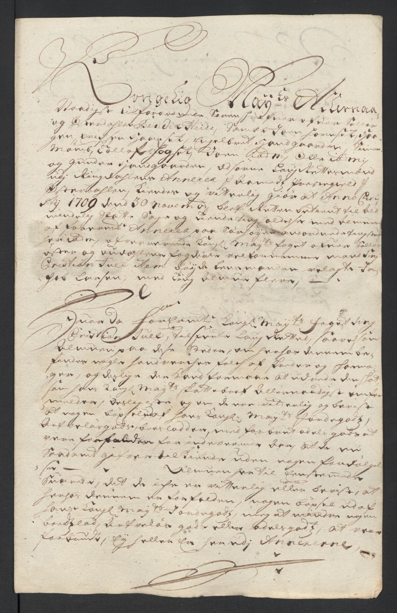 Rentekammeret inntil 1814, Reviderte regnskaper, Fogderegnskap, AV/RA-EA-4092/R13/L0846: Fogderegnskap Solør, Odal og Østerdal, 1709, p. 46