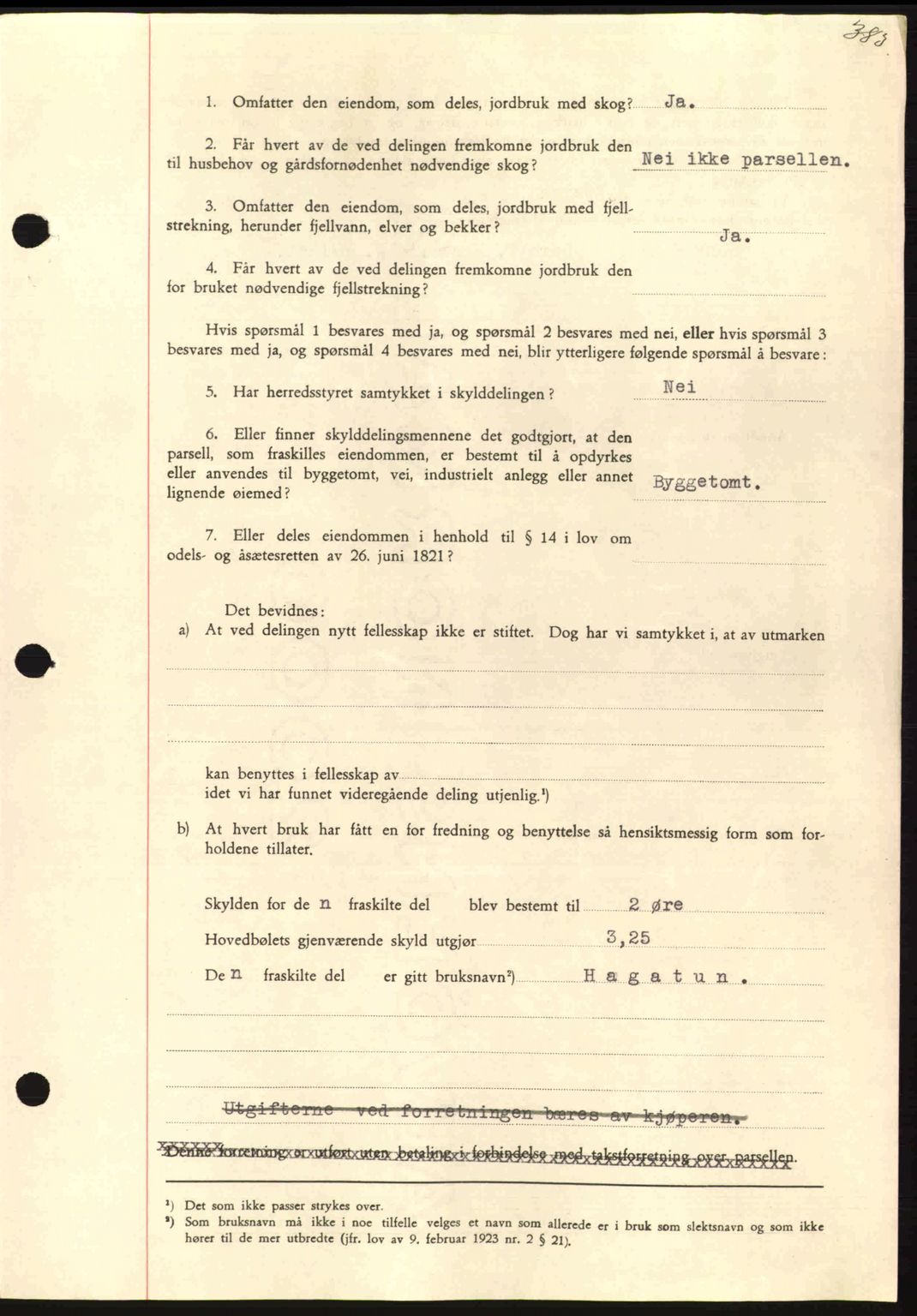 Nordmøre sorenskriveri, AV/SAT-A-4132/1/2/2Ca: Mortgage book no. A87, 1939-1940, Diary no: : 2921/1939