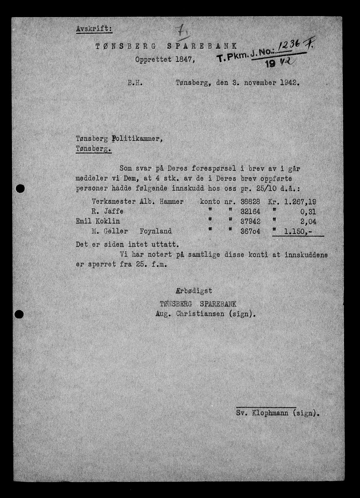 Justisdepartementet, Tilbakeføringskontoret for inndratte formuer, AV/RA-S-1564/H/Hc/Hcd/L0991: --, 1945-1947, p. 137