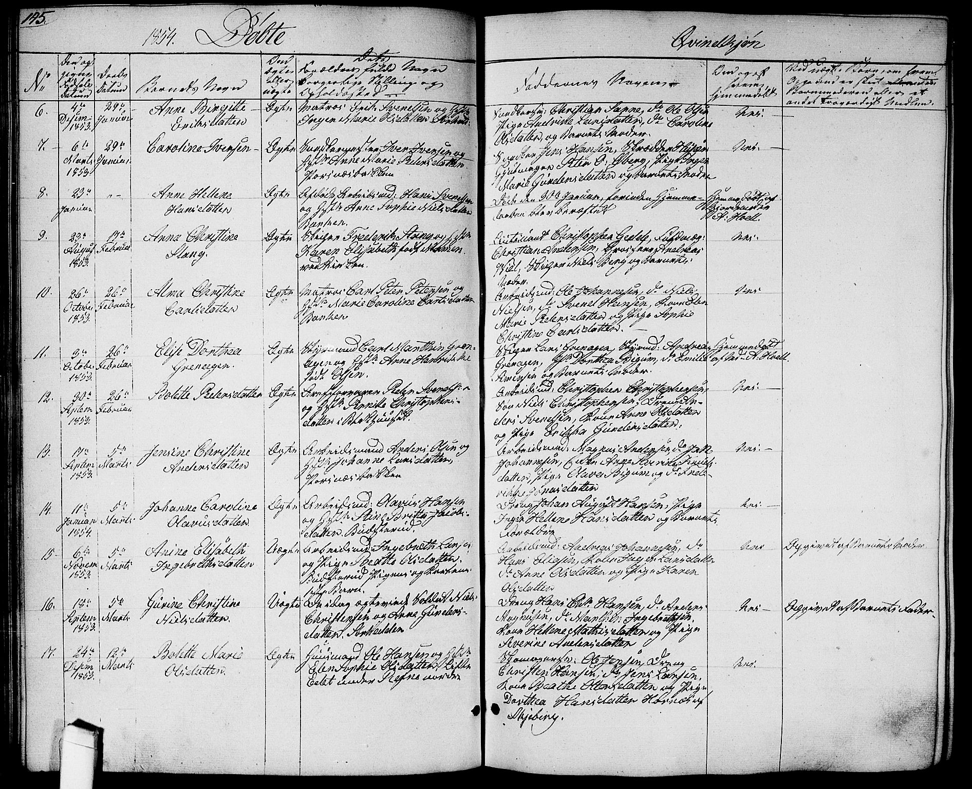 Halden prestekontor Kirkebøker, SAO/A-10909/G/Ga/L0004: Parish register (copy) no. 4, 1845-1854, p. 145
