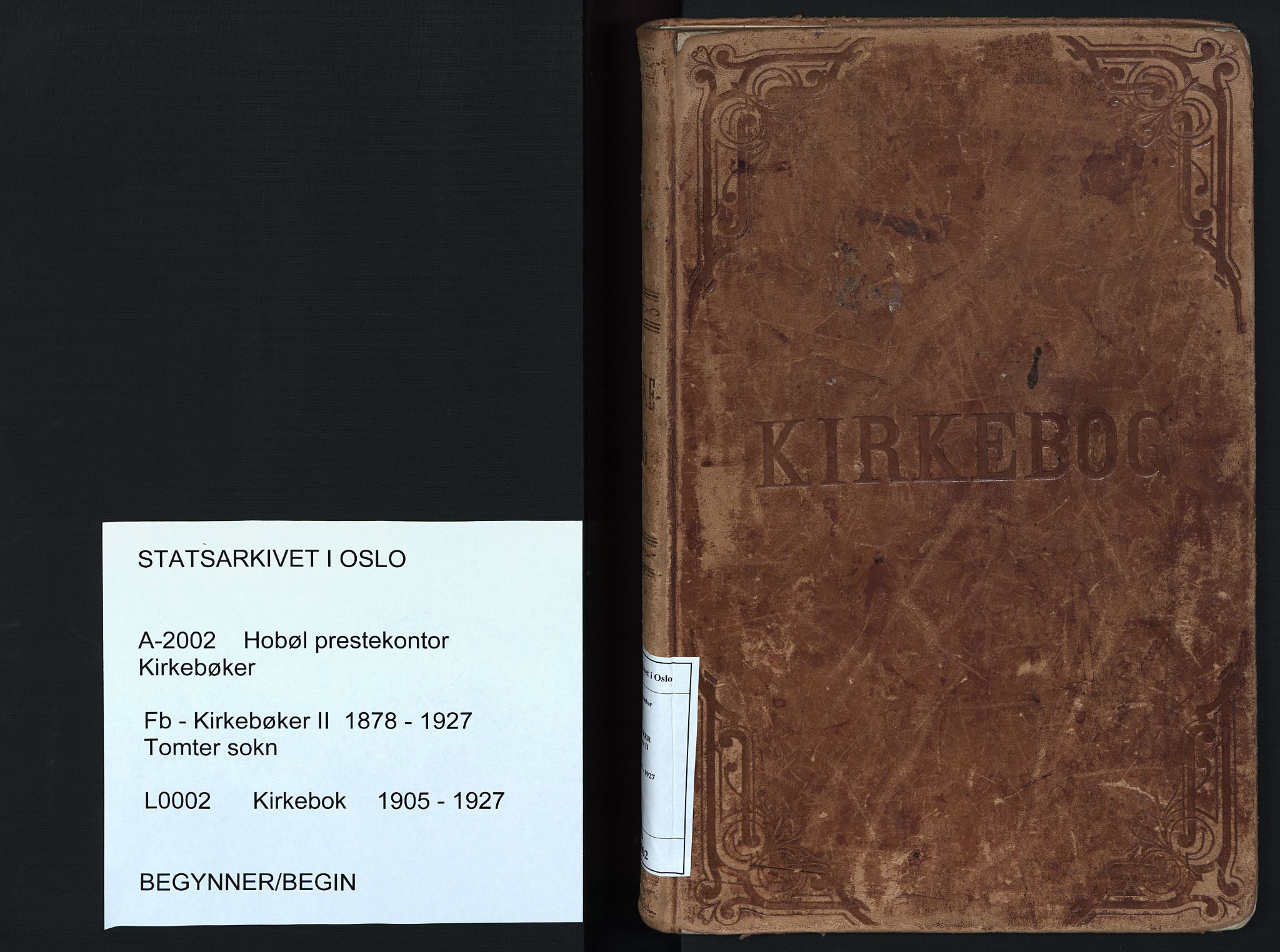 Hobøl prestekontor Kirkebøker, SAO/A-2002/F/Fb/L0002: Parish register (official) no. II 2, 1905-1927