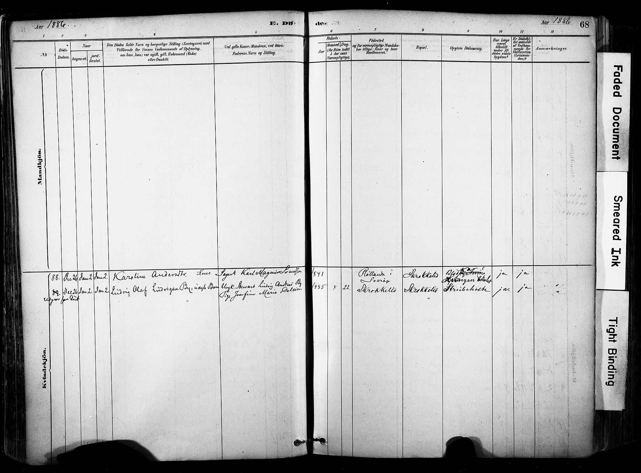 Glemmen prestekontor Kirkebøker, SAO/A-10908/F/Fa/L0012: Parish register (official) no. 12, 1878-1973, p. 68