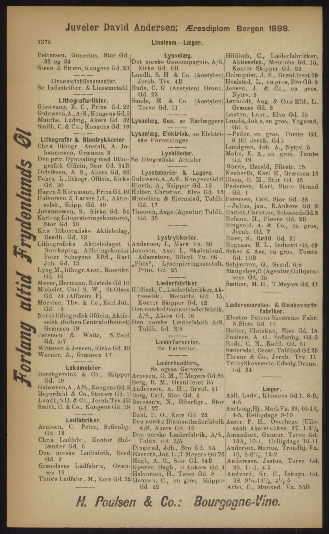 Kristiania/Oslo adressebok, PUBL/-, 1903, p. 1372