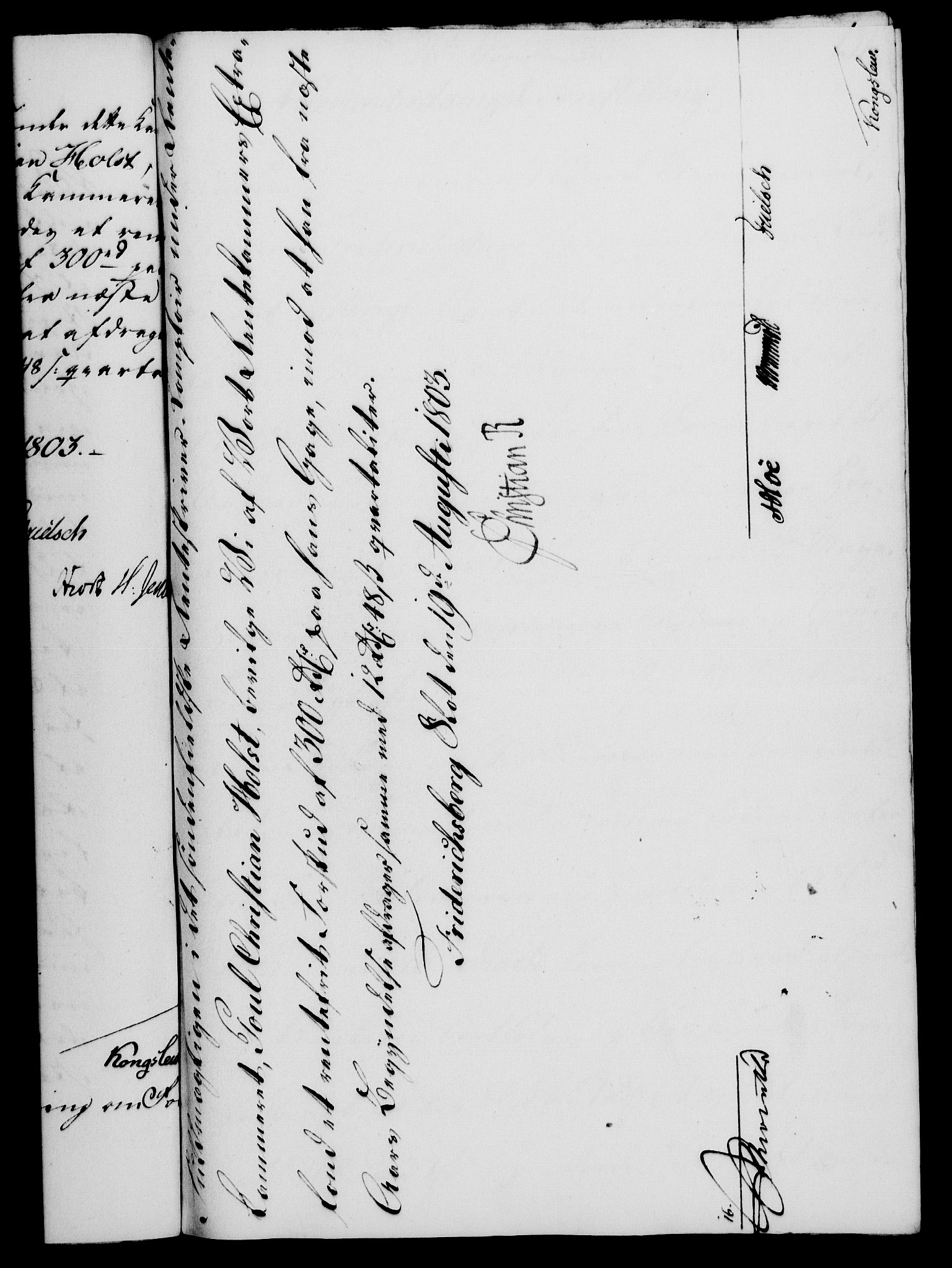 Rentekammeret, Kammerkanselliet, RA/EA-3111/G/Gf/Gfa/L0085: Norsk relasjons- og resolusjonsprotokoll (merket RK 52.85), 1803, p. 757