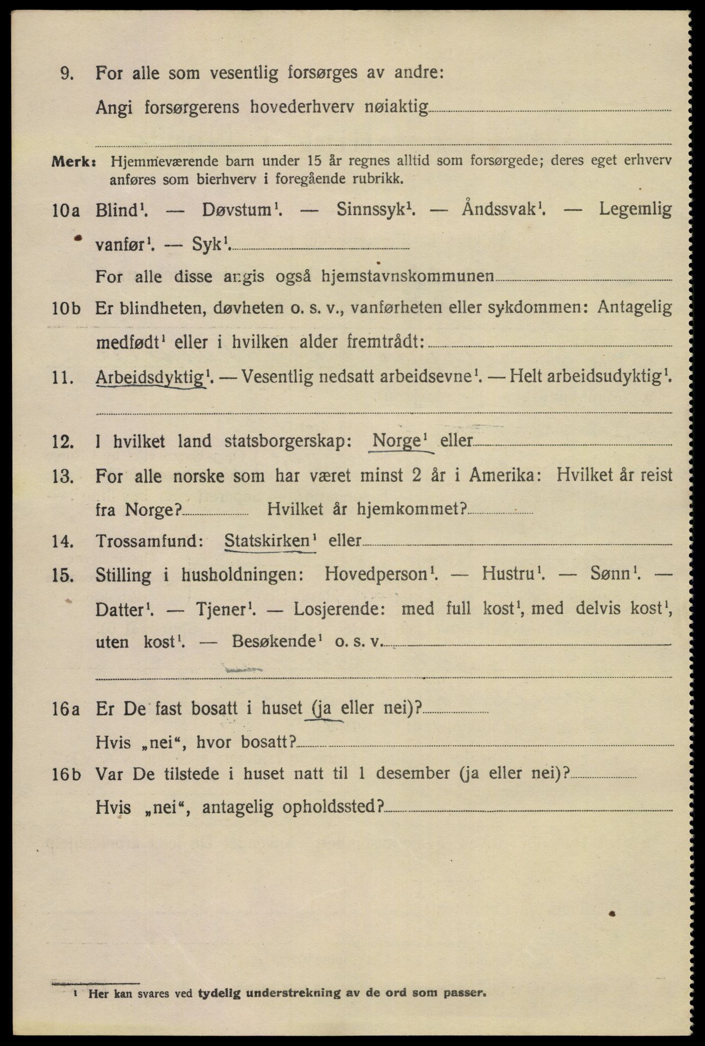SAKO, 1920 census for Porsgrunn, 1920, p. 18908