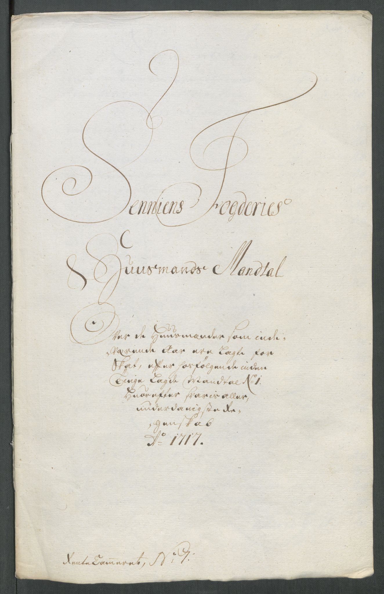 Rentekammeret inntil 1814, Reviderte regnskaper, Fogderegnskap, AV/RA-EA-4092/R68/L4763: Fogderegnskap Senja og Troms, 1717, p. 103