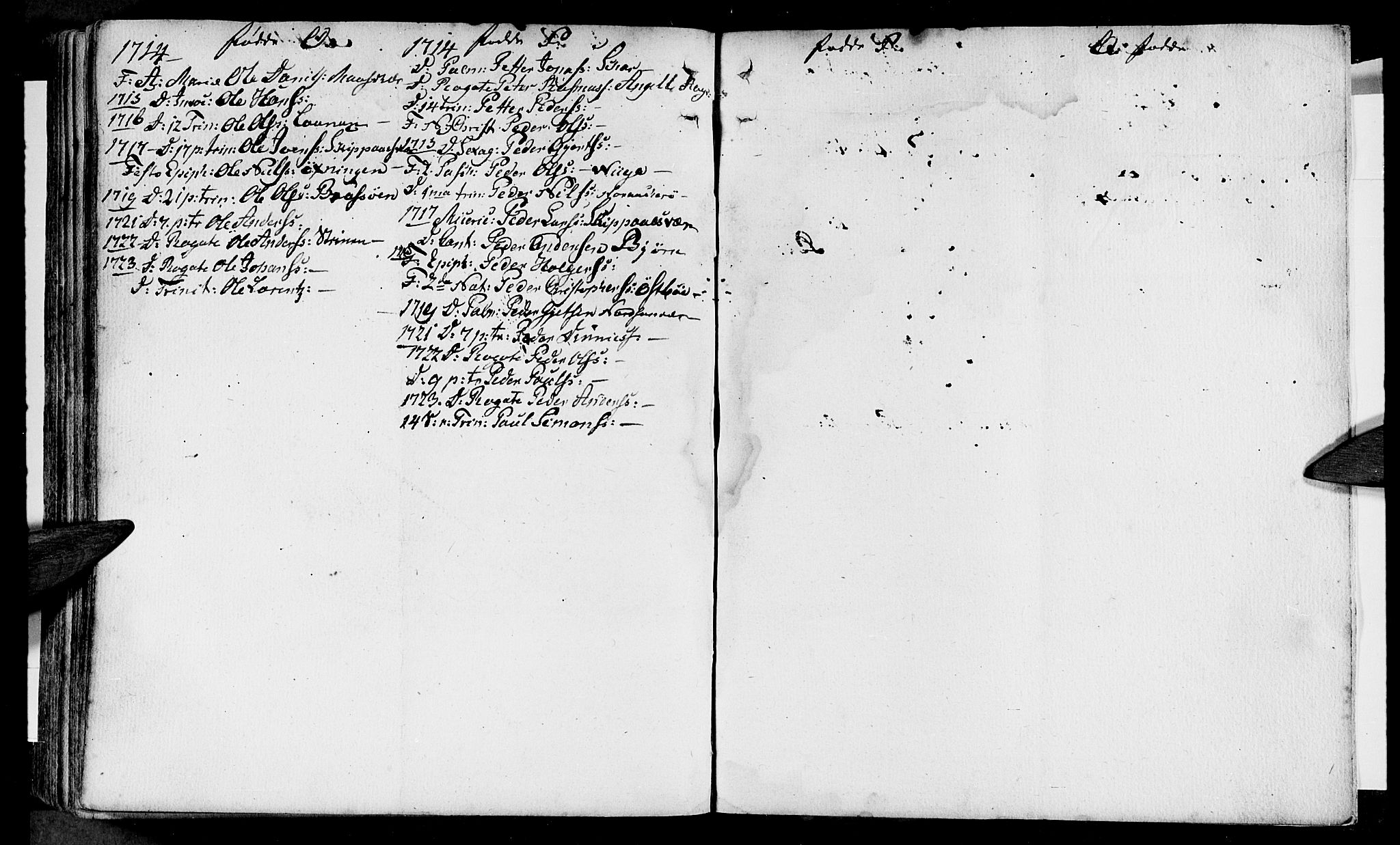 Ministerialprotokoller, klokkerbøker og fødselsregistre - Nordland, AV/SAT-A-1459/834/L0503: Parish register (official) no. 834A01, 1714-1737