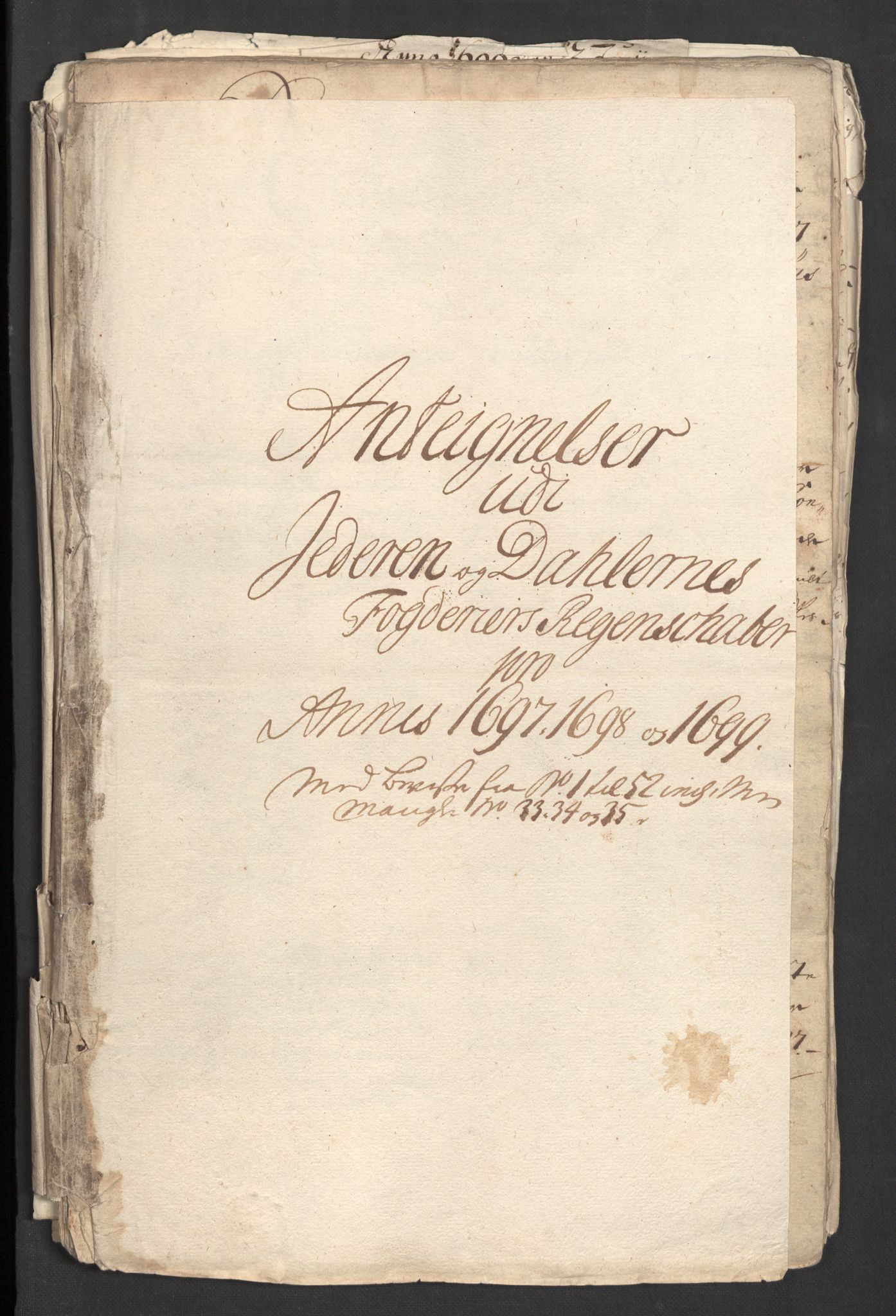 Rentekammeret inntil 1814, Reviderte regnskaper, Fogderegnskap, AV/RA-EA-4092/R46/L2730: Fogderegnskap Jæren og Dalane, 1699, p. 113