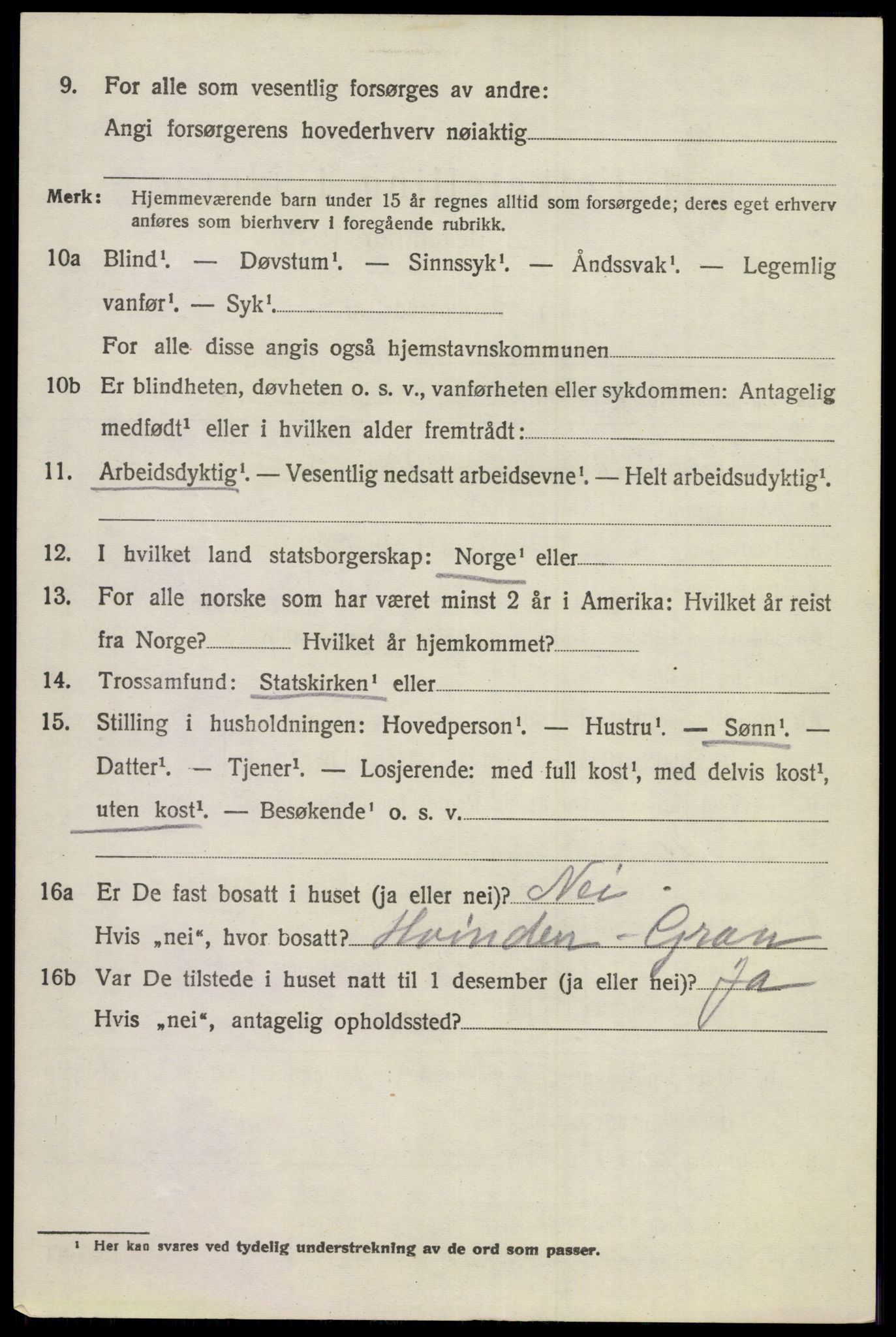 SAKO, 1920 census for Norderhov, 1920, p. 24218