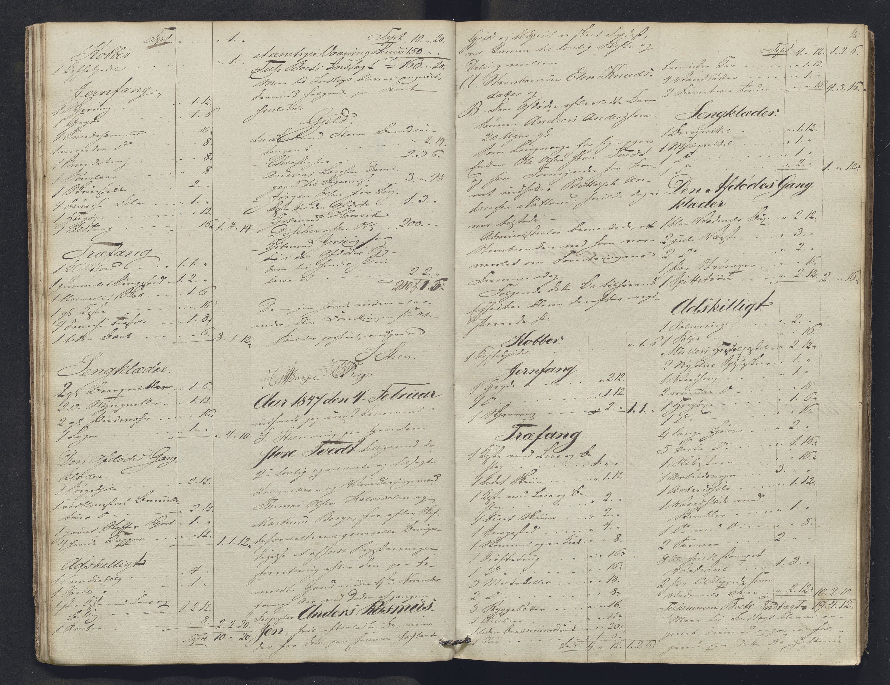 Nordhordland sorenskrivar, SAB/A-2901/1/H/Hb/L0024: Registreringsprotokollar, 1846-1852, p. 16
