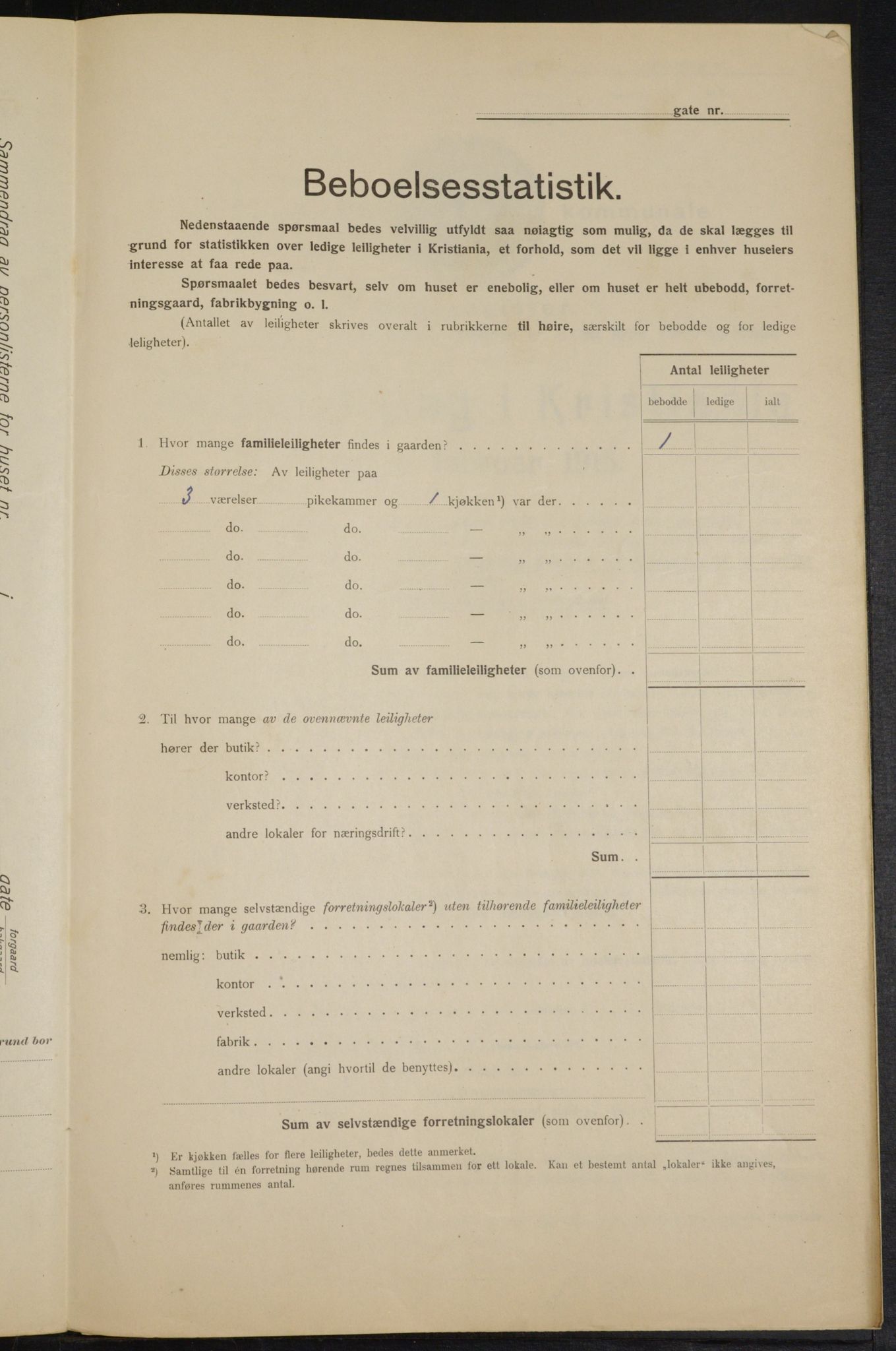 OBA, Municipal Census 1915 for Kristiania, 1915, p. 18528