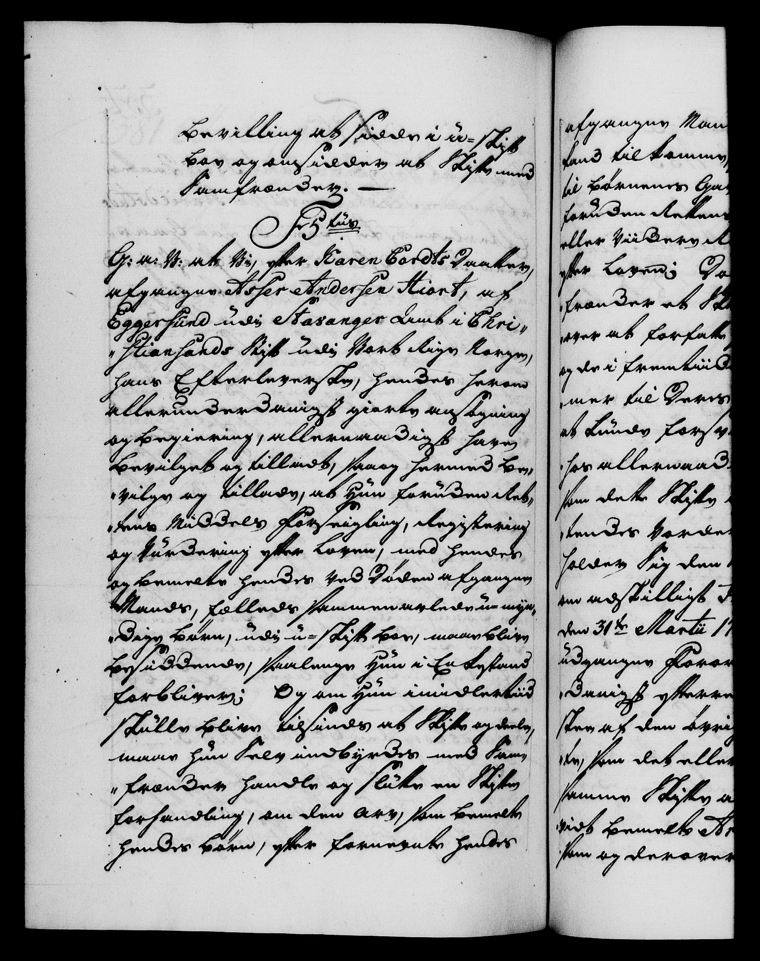 Danske Kanselli 1572-1799, AV/RA-EA-3023/F/Fc/Fca/Fcaa/L0038: Norske registre, 1753-1754, p. 354b