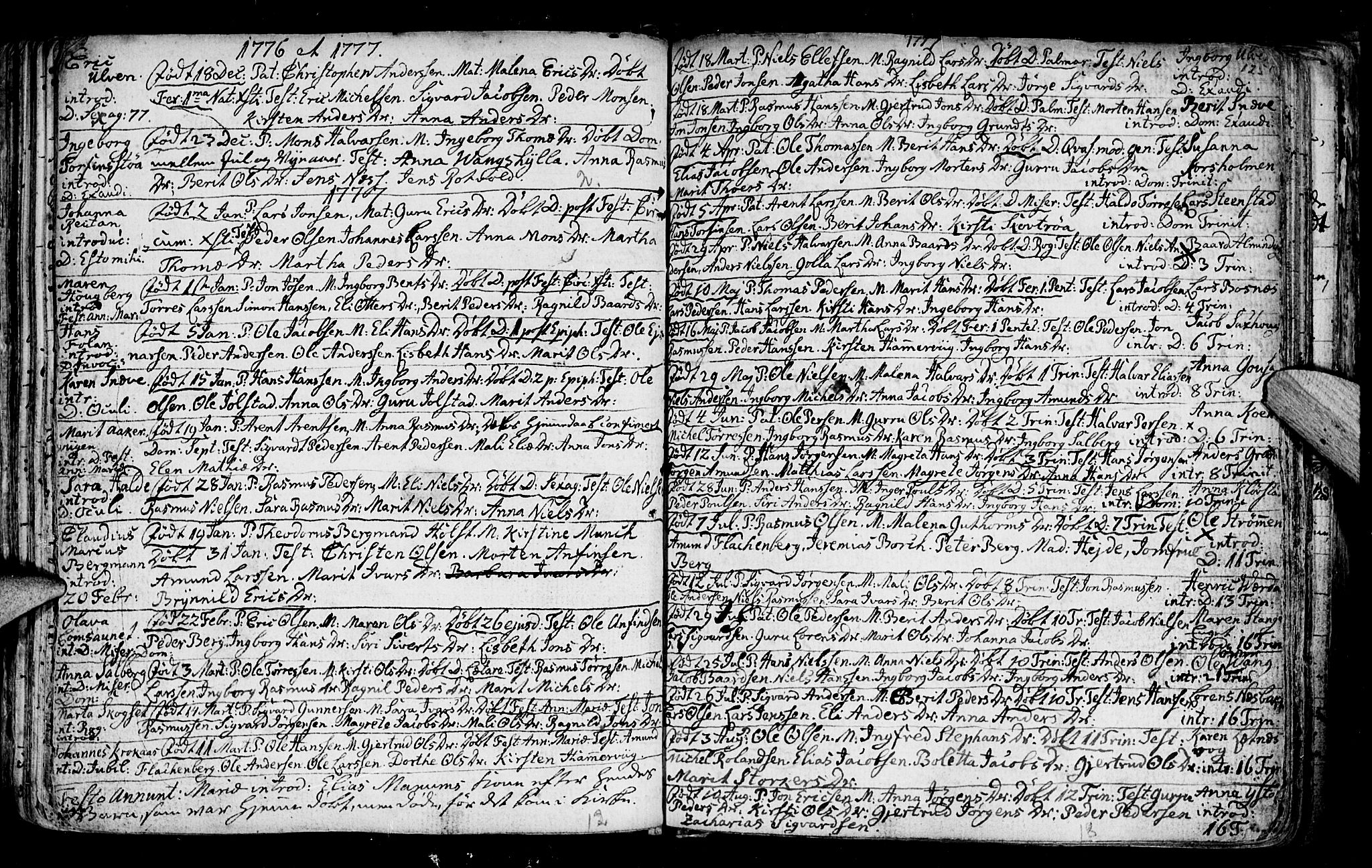 Ministerialprotokoller, klokkerbøker og fødselsregistre - Nord-Trøndelag, SAT/A-1458/730/L0273: Parish register (official) no. 730A02, 1762-1802, p. 125