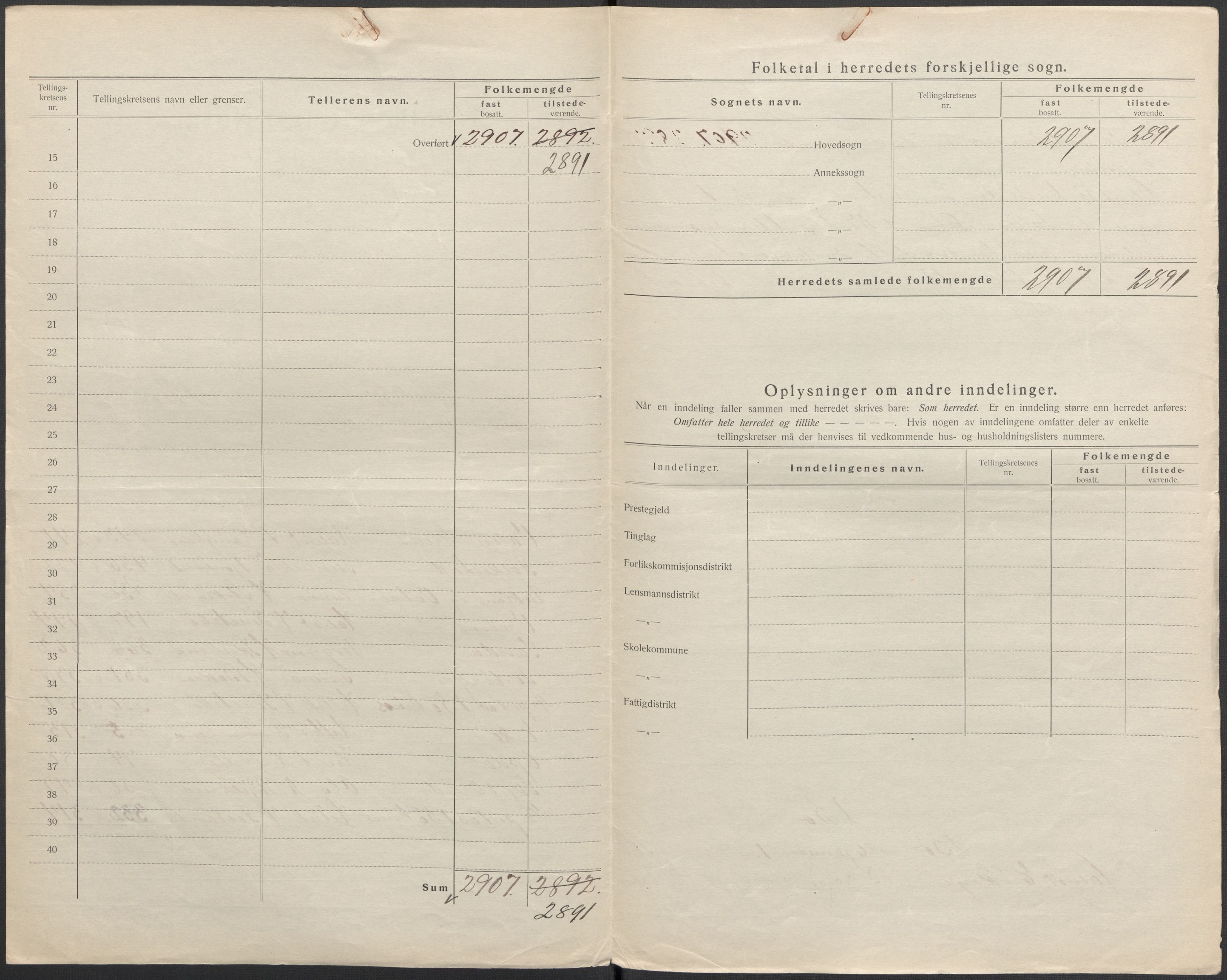 SAKO, 1920 census for Bø (Telemark), 1920, p. 3