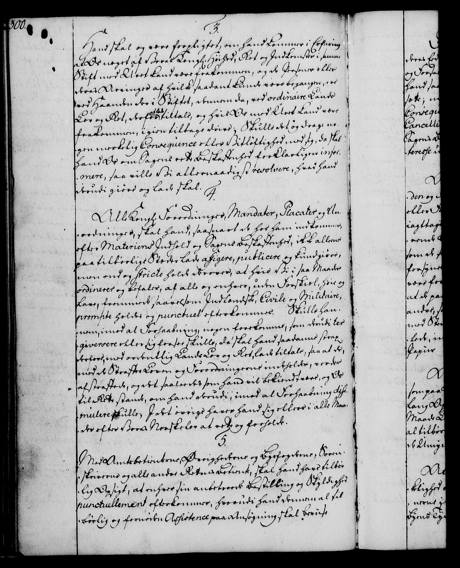 Rentekammeret, Kammerkanselliet, RA/EA-3111/G/Gg/Ggi/L0003: Norsk instruksjonsprotokoll med register (merket RK 53.36), 1751-1775, p. 300