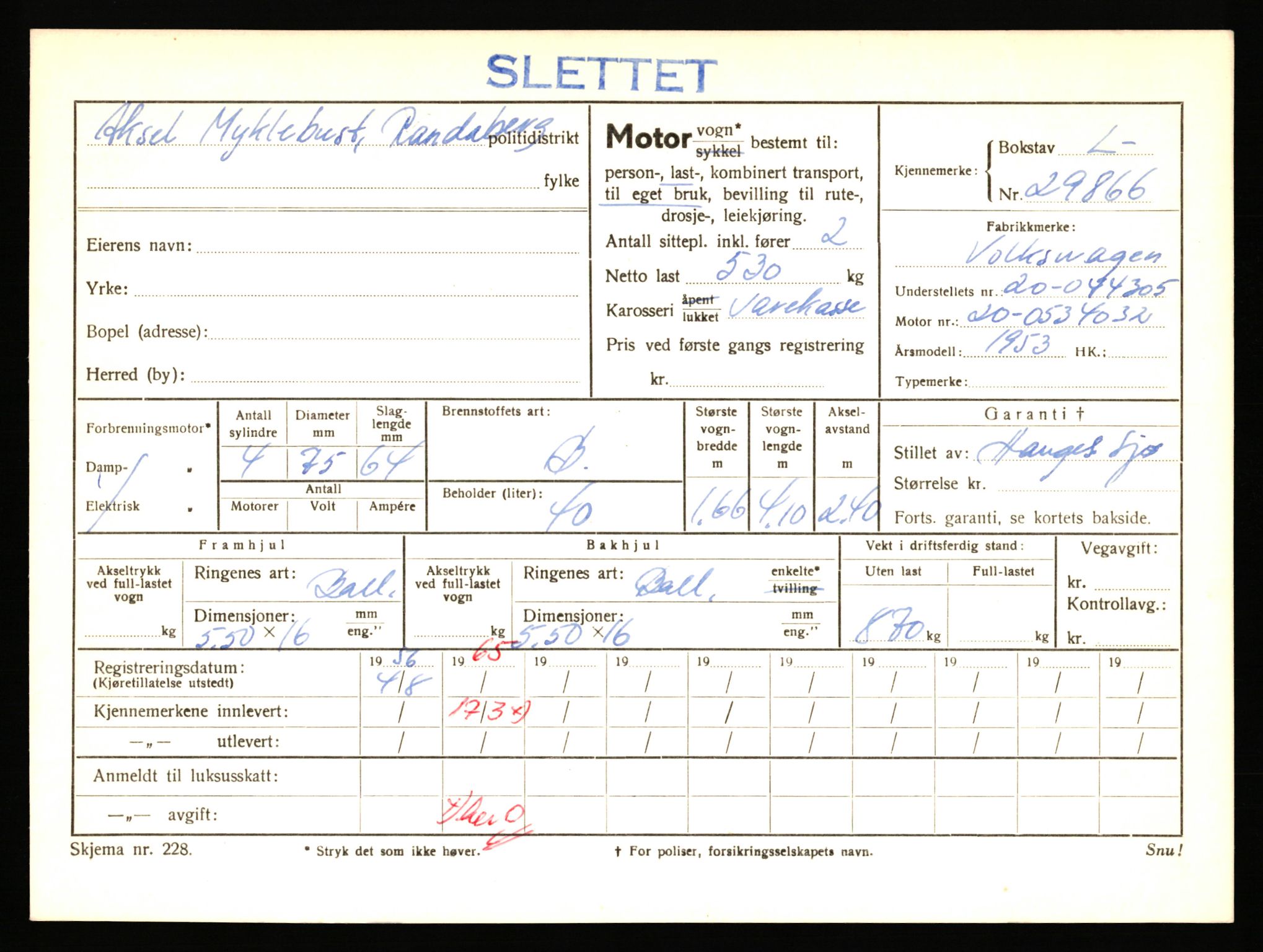 Stavanger trafikkstasjon, AV/SAST-A-101942/0/F/L0048: L-29100 - L-29899, 1930-1971, p. 2059