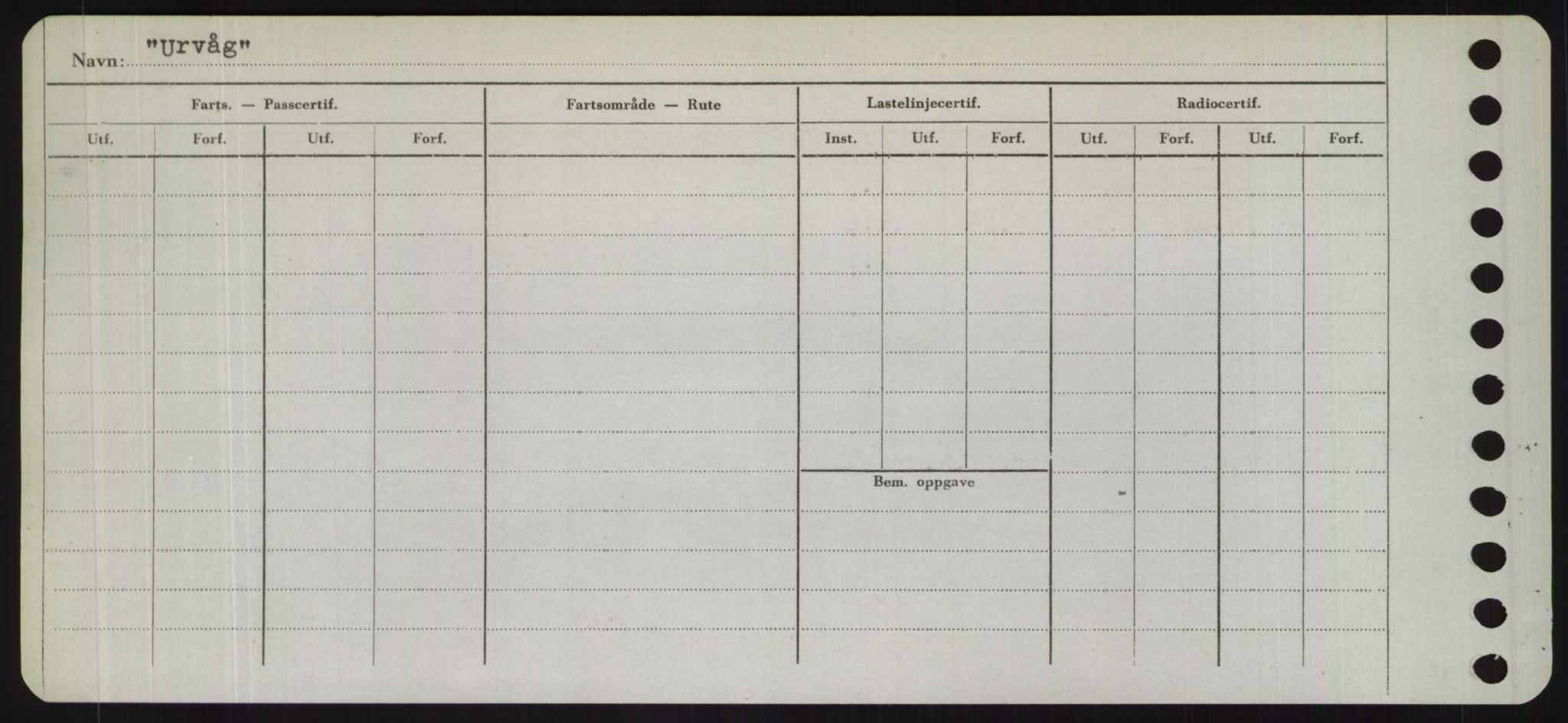 Sjøfartsdirektoratet med forløpere, Skipsmålingen, AV/RA-S-1627/H/Hd/L0040: Fartøy, U-Ve, p. 144