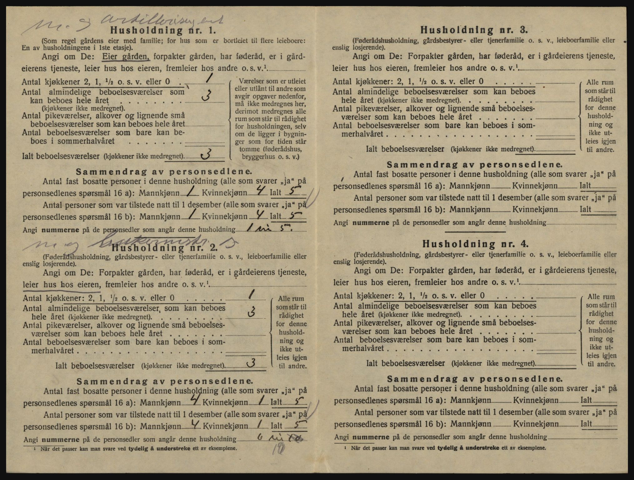 SAO, 1920 census for Glemmen, 1920, p. 2412