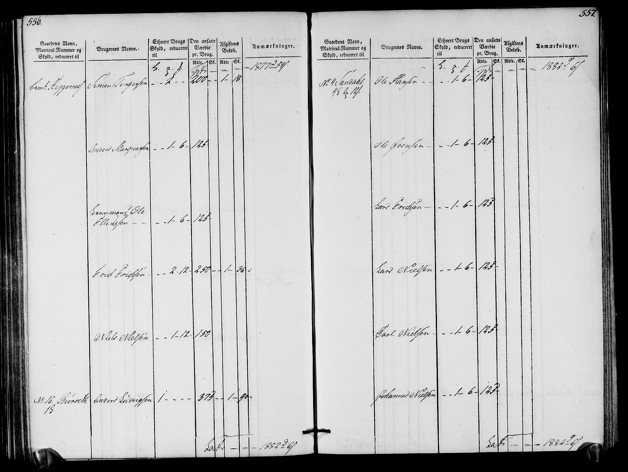 Rentekammeret inntil 1814, Realistisk ordnet avdeling, AV/RA-EA-4070/N/Ne/Nea/L0121: Sunn- og Nordfjord fogderi. Oppebørselsregister, 1803-1804, p. 283