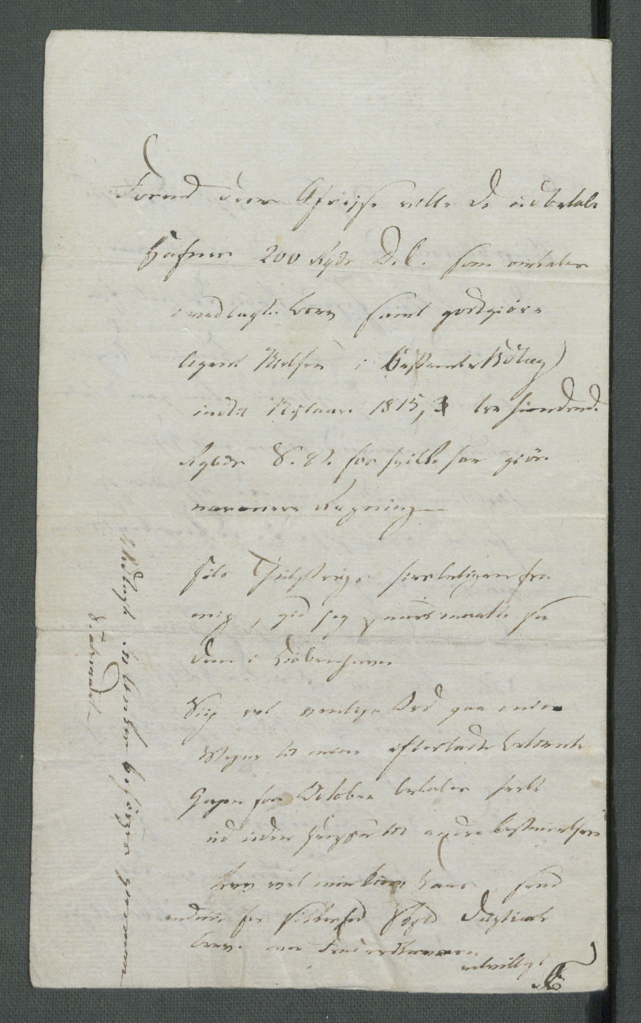 Forskjellige samlinger, Historisk-kronologisk samling, AV/RA-EA-4029/G/Ga/L0009B: Historisk-kronologisk samling. Dokumenter fra oktober 1814, årene 1815 og 1816, Christian Frederiks regnskapsbok 1814 - 1848., 1814-1848, p. 24