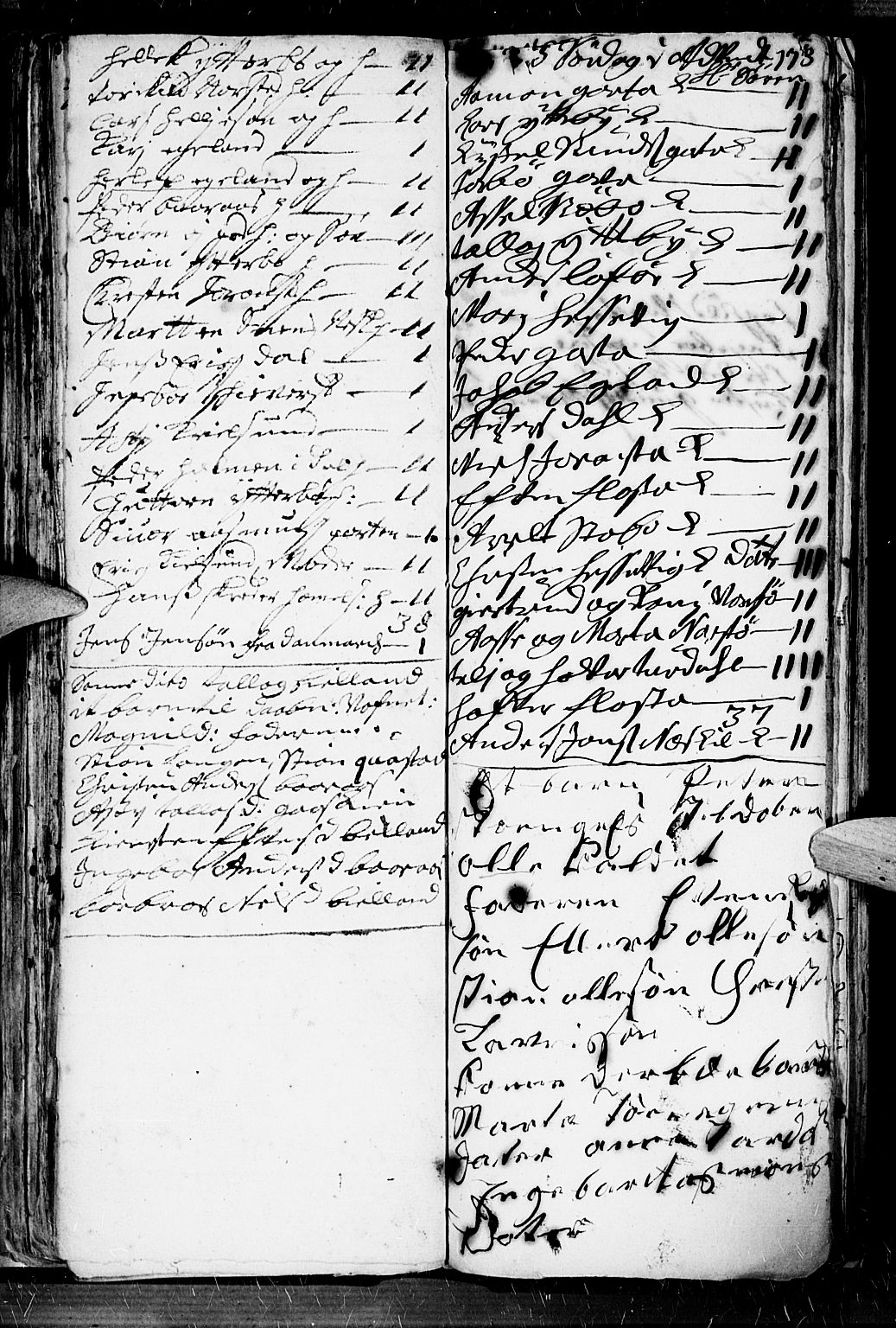 Dypvåg sokneprestkontor, SAK/1111-0007/F/Fb/Fba/L0003: Parish register (copy) no. B 3, 1715-1738, p. 95