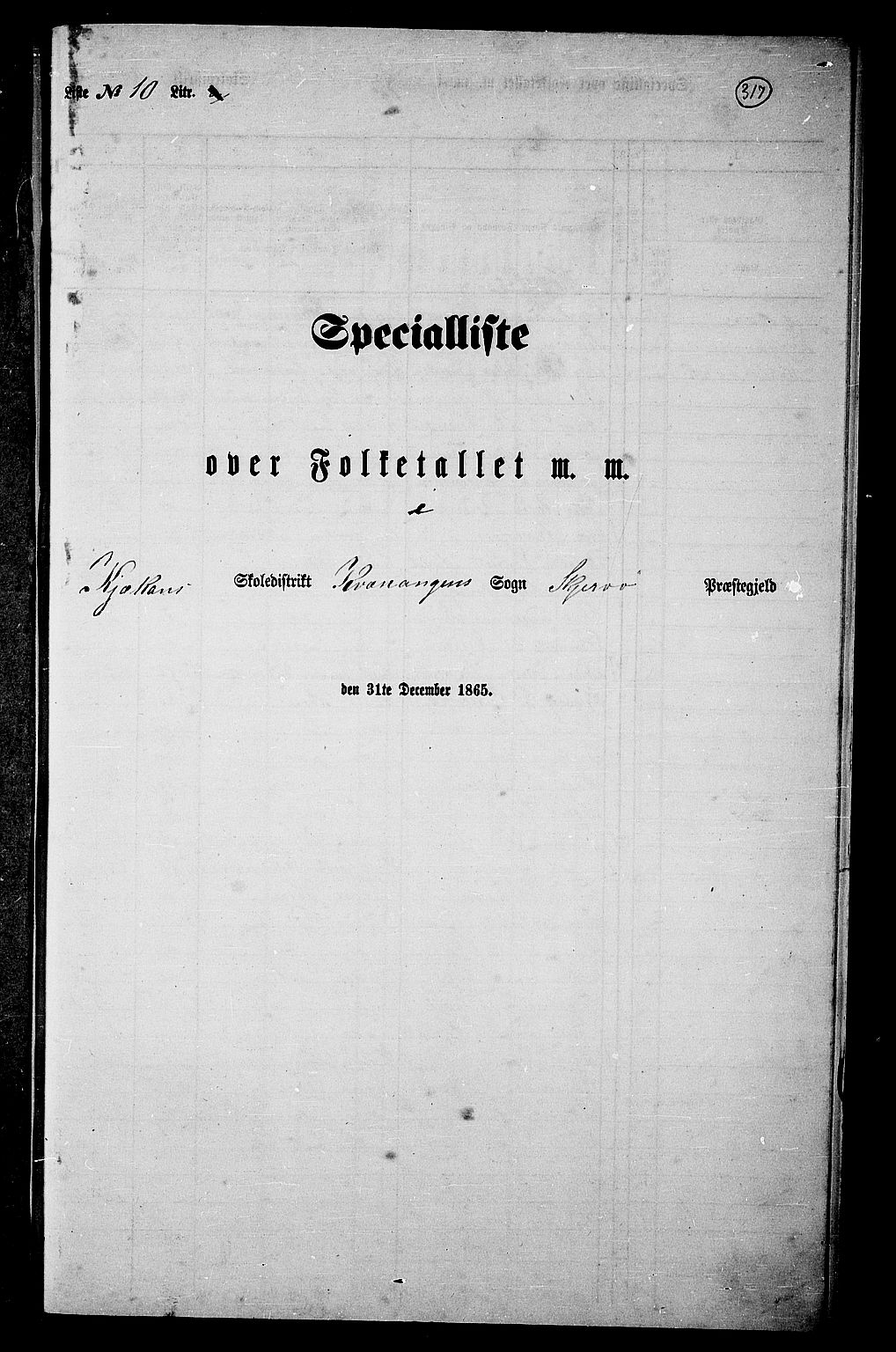 RA, 1865 census for Skjervøy, 1865, p. 190