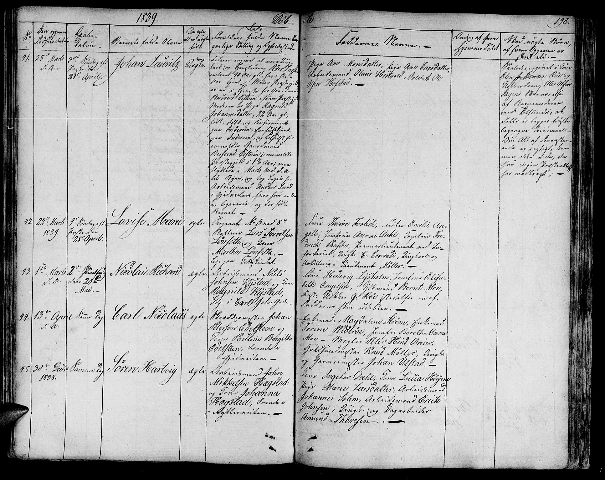 Ministerialprotokoller, klokkerbøker og fødselsregistre - Sør-Trøndelag, AV/SAT-A-1456/602/L0108: Parish register (official) no. 602A06, 1821-1839, p. 198