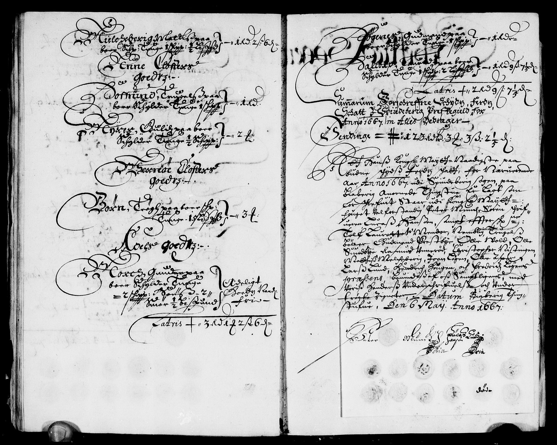 Rentekammeret inntil 1814, Reviderte regnskaper, Lensregnskaper, AV/RA-EA-5023/R/Rb/Rbc/L0012: Tune, Åbygge og Veme len, 1665-1668