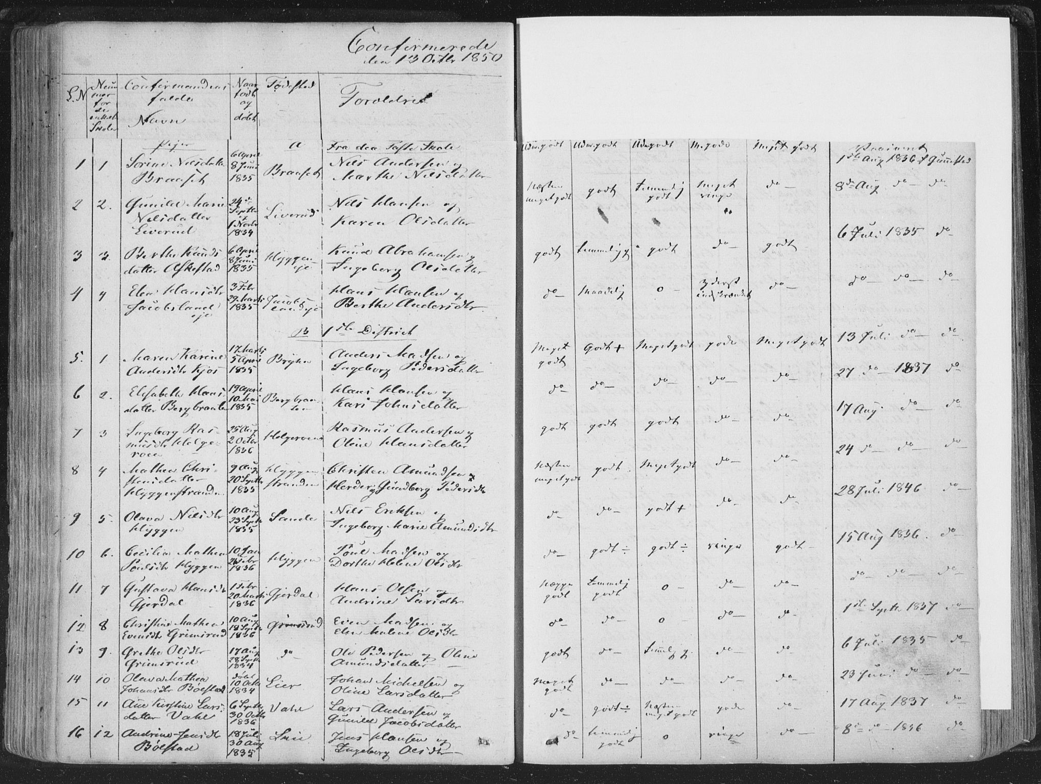 Røyken kirkebøker, AV/SAKO-A-241/F/Fa/L0005: Parish register (official) no. 5, 1833-1856, p. 134