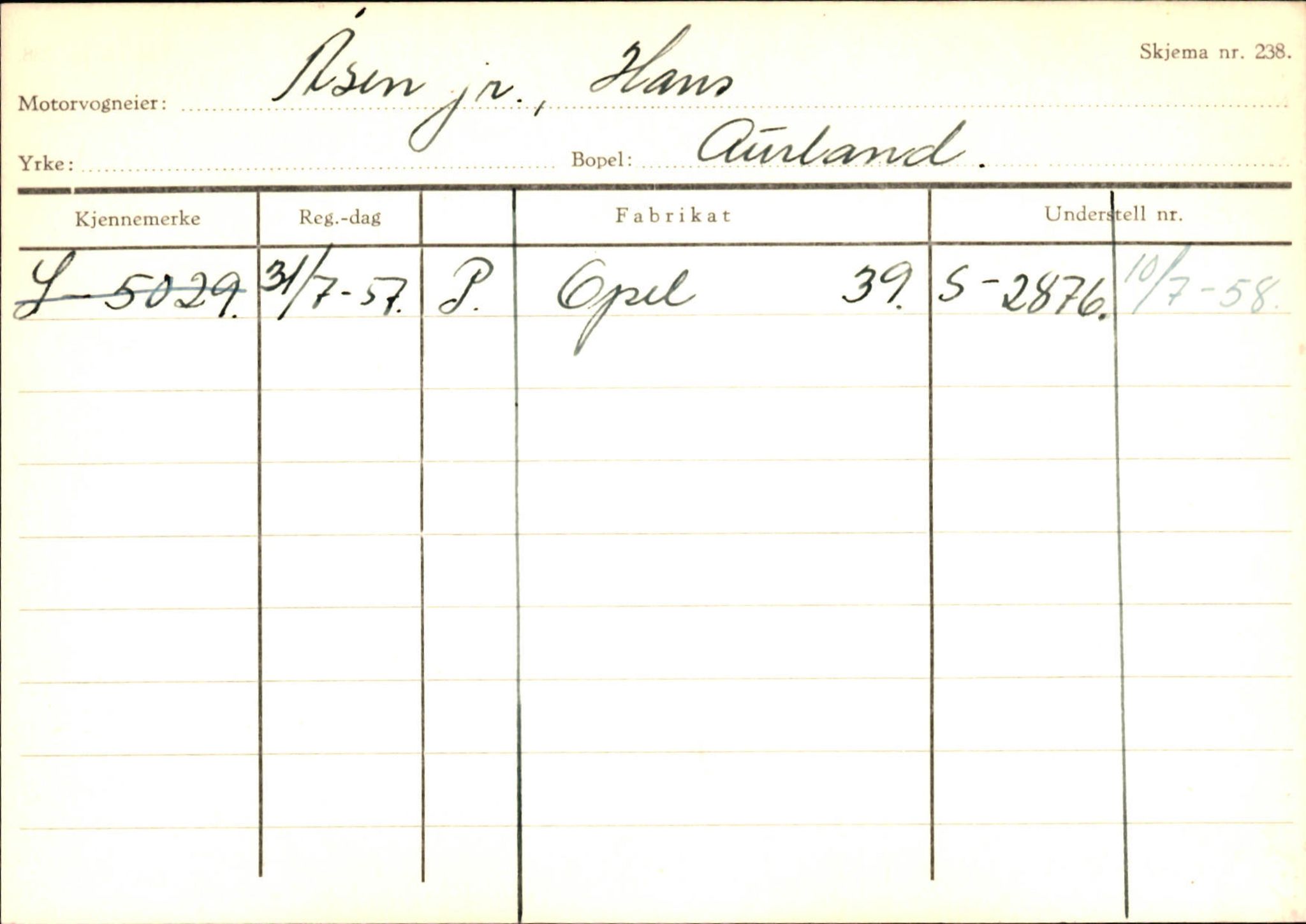 Statens vegvesen, Sogn og Fjordane vegkontor, AV/SAB-A-5301/4/F/L0125: Eigarregister Sogndal V-Å. Aurland A-Å. Fjaler A-N, 1945-1975, p. 1355