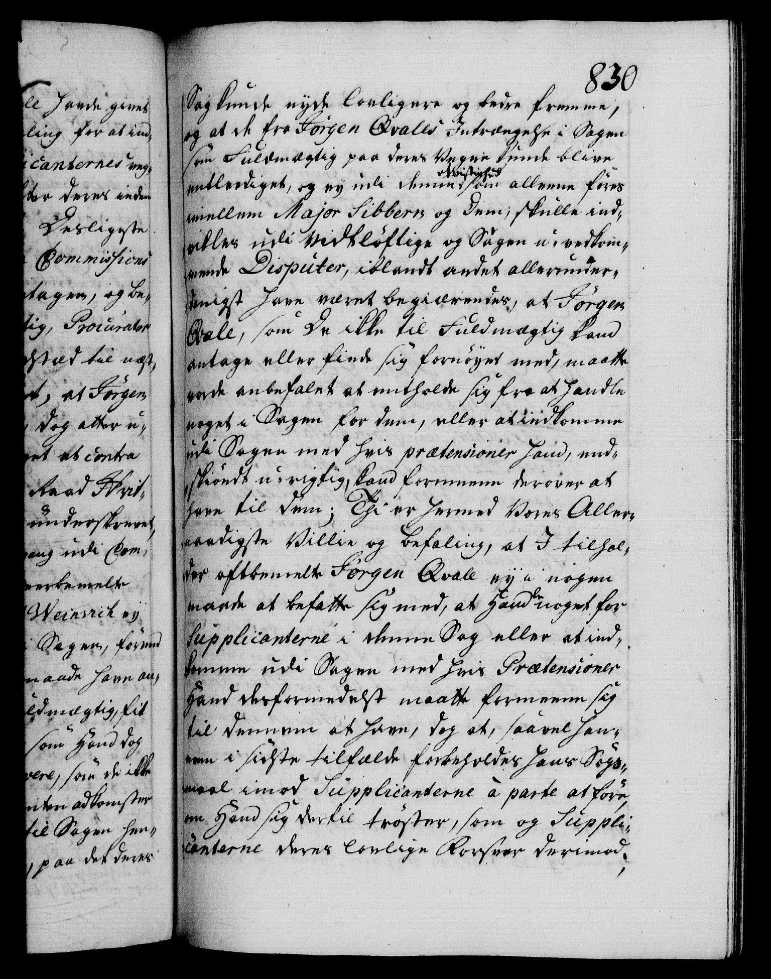 Danske Kanselli 1572-1799, RA/EA-3023/F/Fc/Fca/Fcab/L0030: Norske tegnelser, 1744-1746, p. 830a