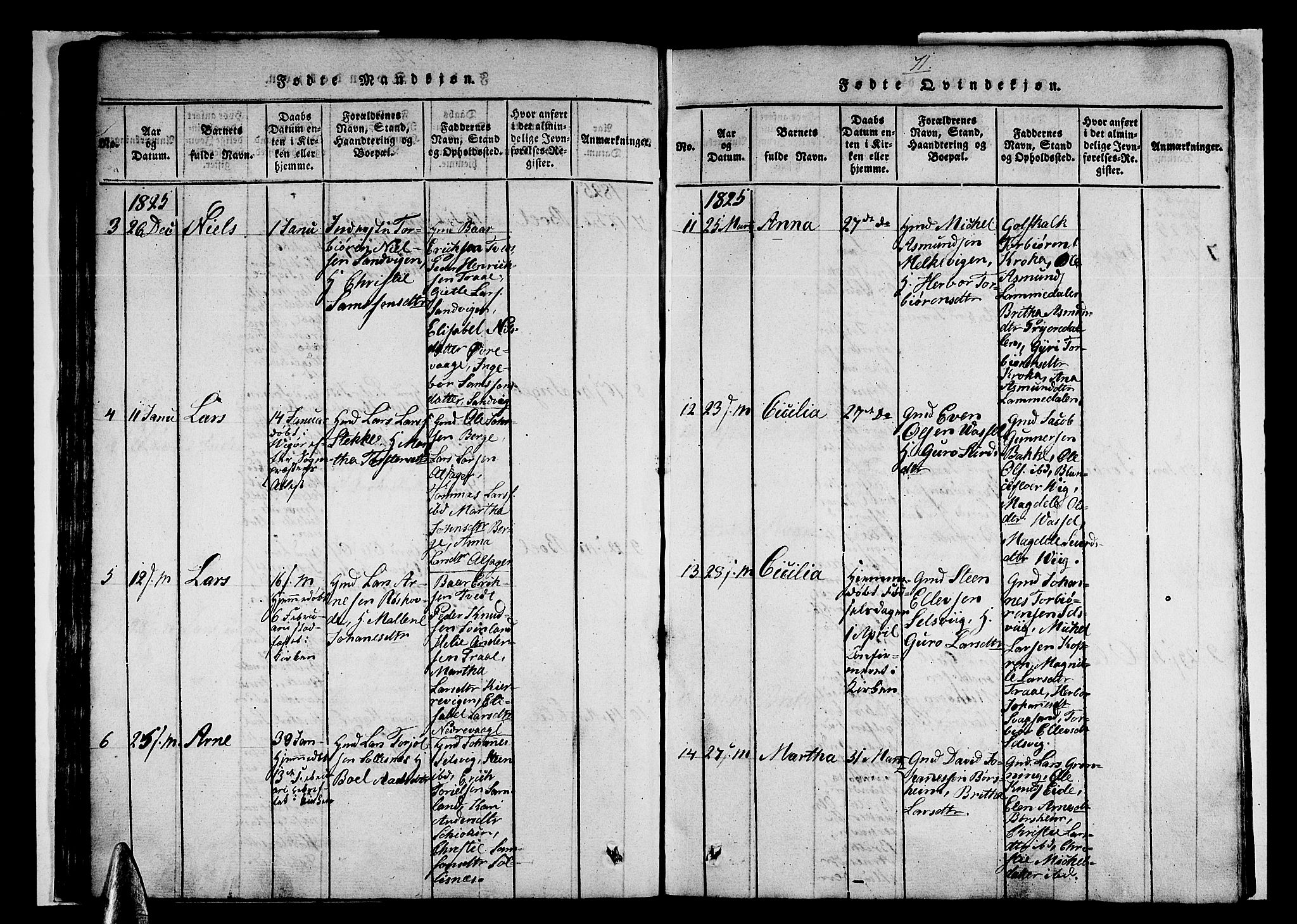 Strandebarm sokneprestembete, AV/SAB-A-78401/H/Haa: Parish register (official) no. A 5, 1816-1826, p. 71