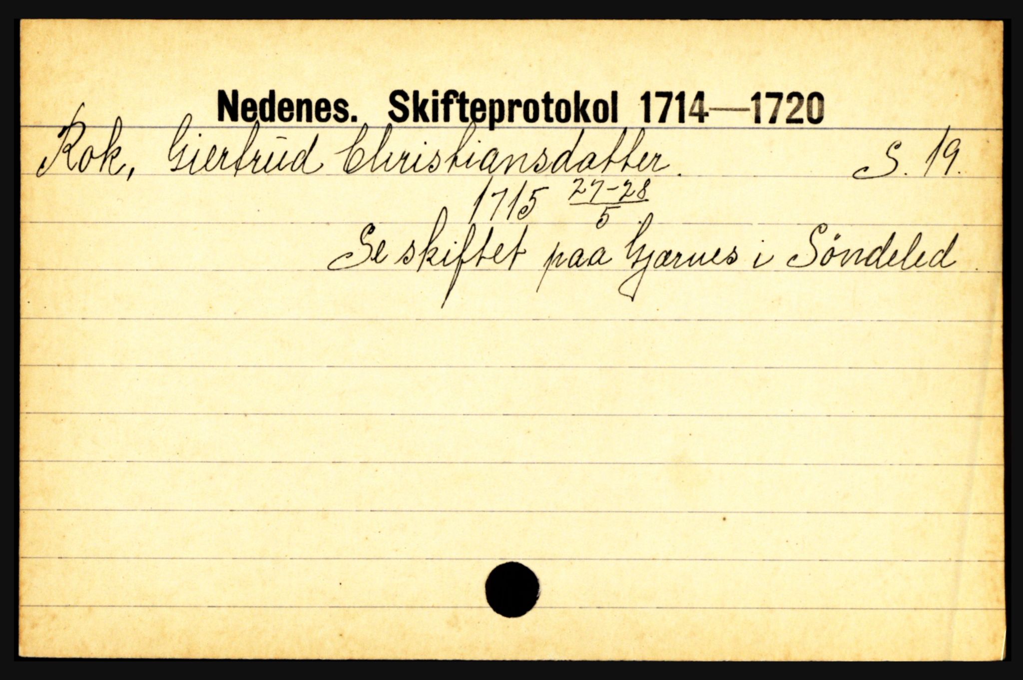 Nedenes sorenskriveri før 1824, AV/SAK-1221-0007/H, p. 24283