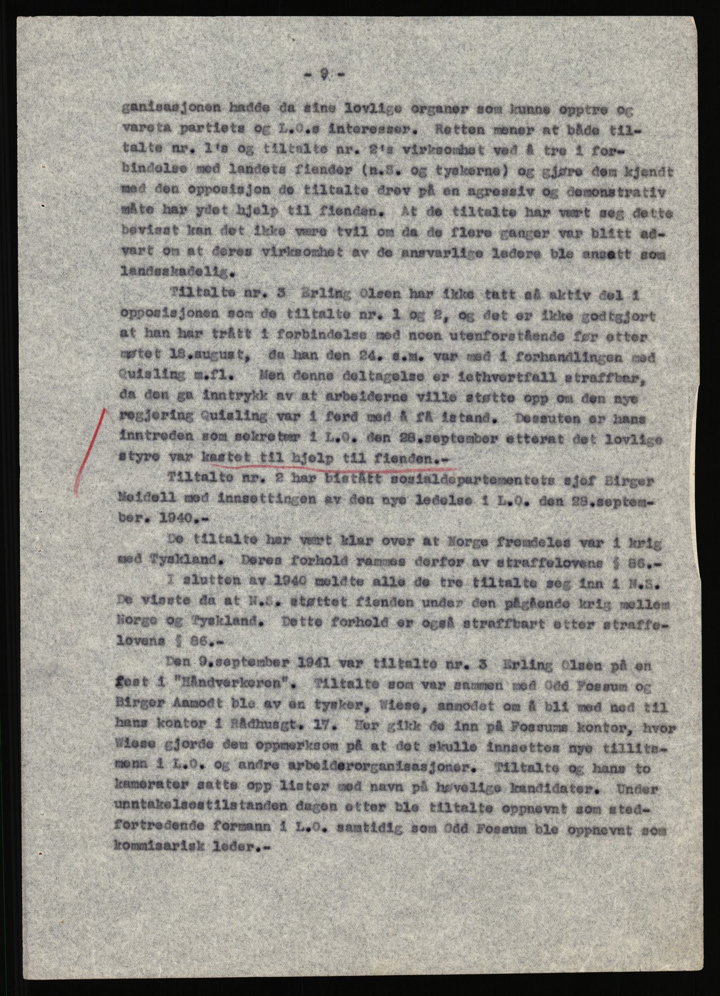 Landssvikarkivet, Oslo politikammer, RA/S-3138-01/D/Da/L1026/0002: Dommer, dnr. 4168 - 4170 / Dnr. 4169, 1945-1948, p. 25