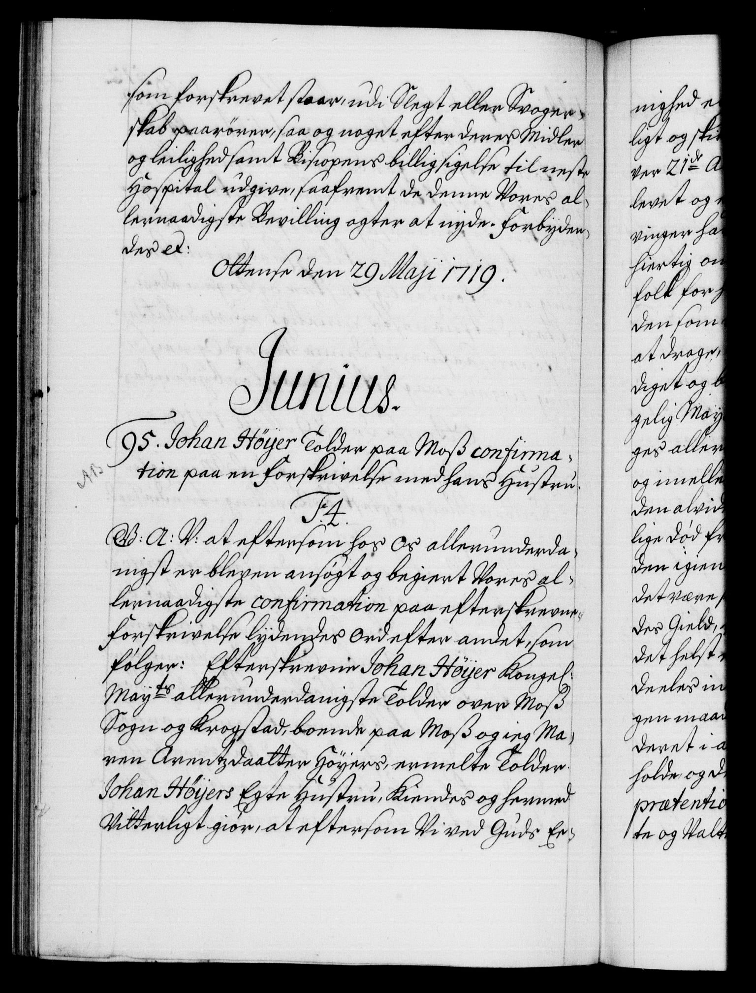 Danske Kanselli 1572-1799, AV/RA-EA-3023/F/Fc/Fca/Fcaa/L0022: Norske registre, 1716-1719, p. 512b