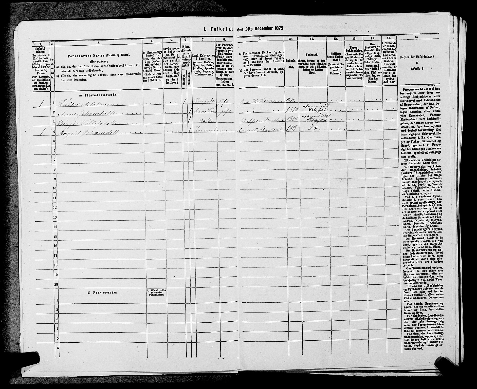 SAKO, 1875 census for 0828P Seljord, 1875, p. 1386