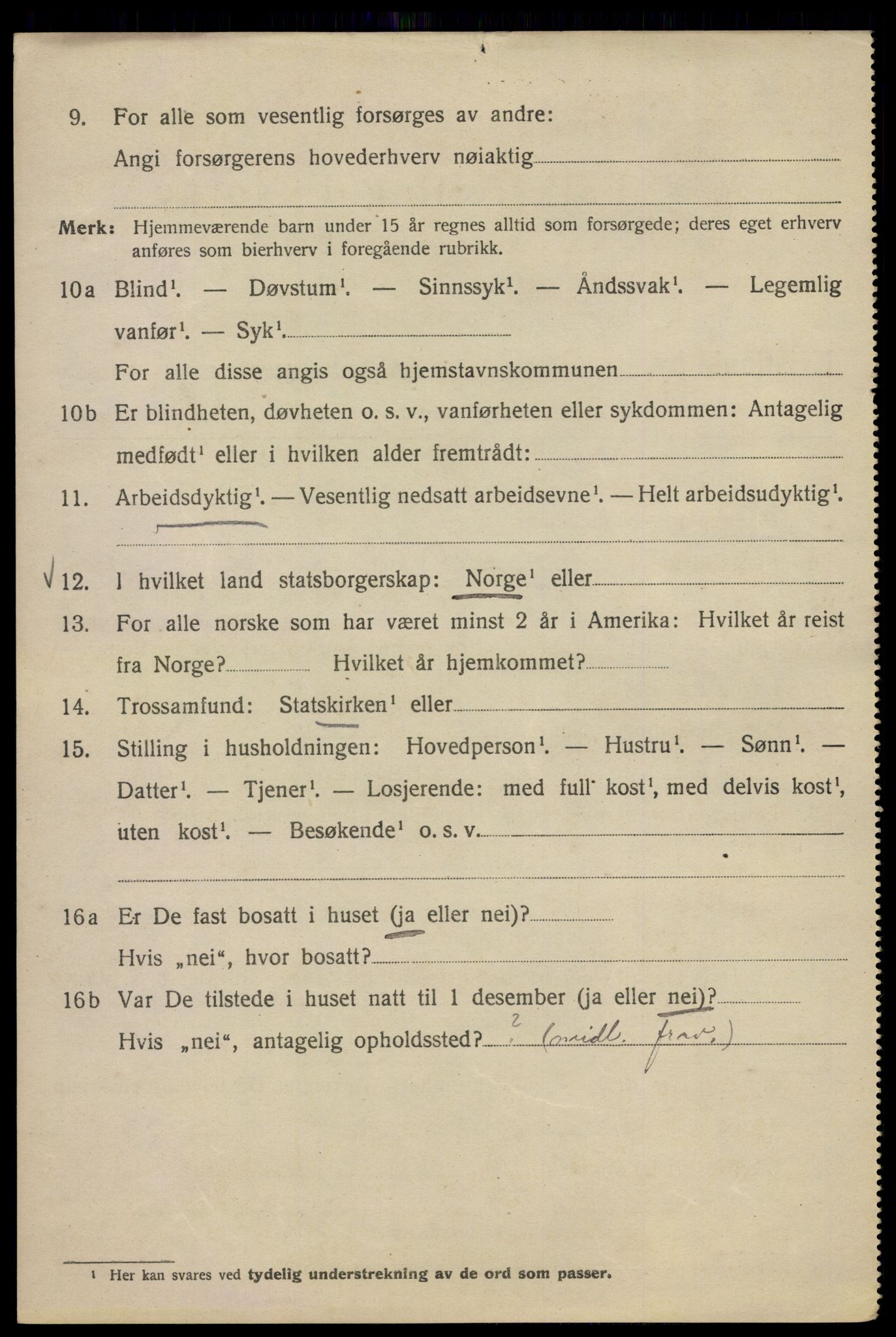 SAO, 1920 census for Kristiania, 1920, p. 299326