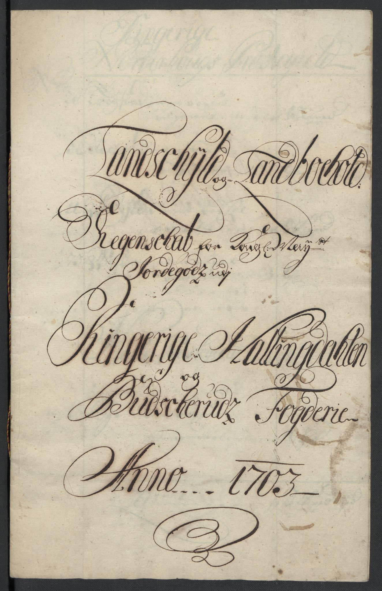 Rentekammeret inntil 1814, Reviderte regnskaper, Fogderegnskap, RA/EA-4092/R22/L1461: Fogderegnskap Ringerike, Hallingdal og Buskerud, 1703, p. 23