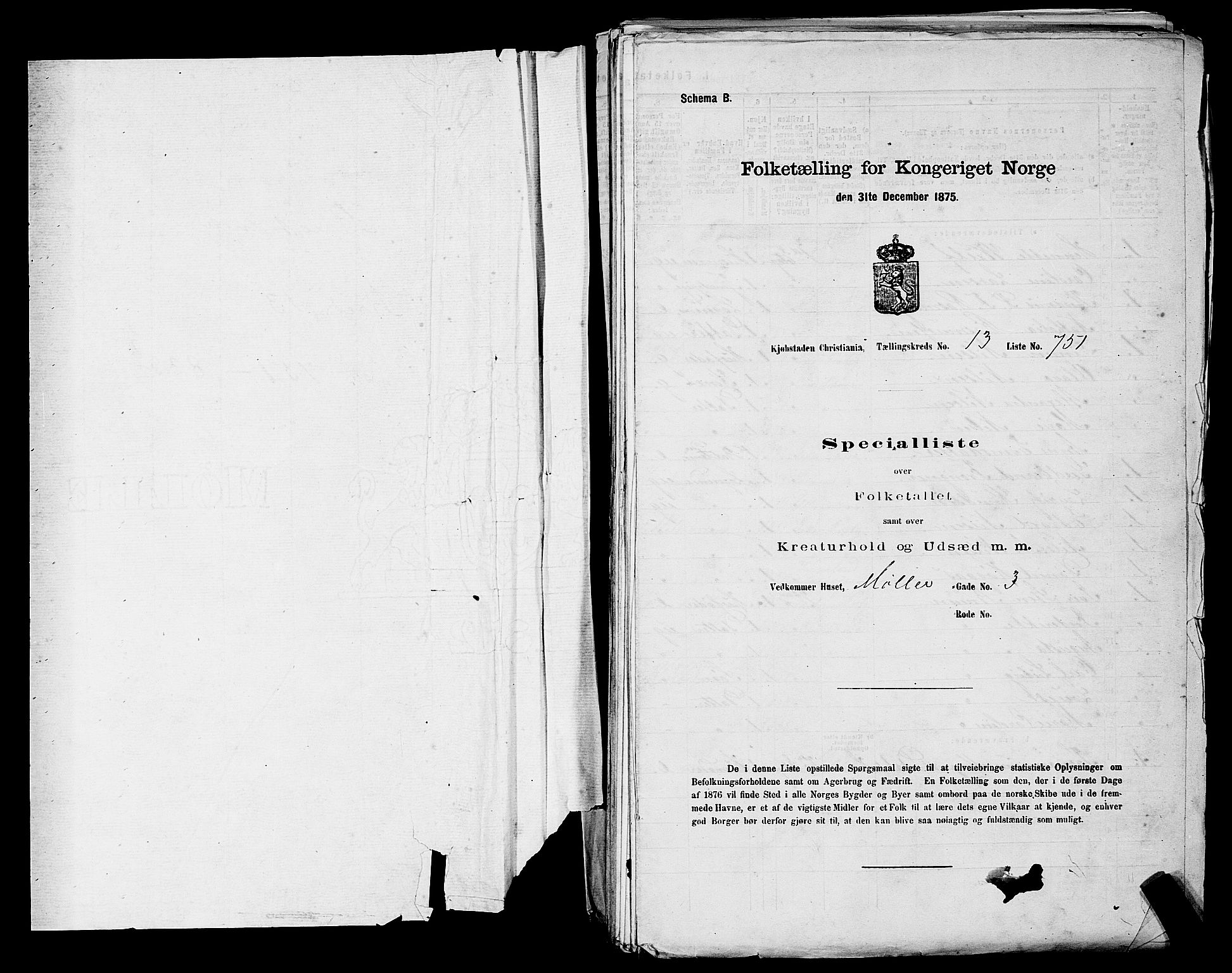 RA, 1875 census for 0301 Kristiania, 1875, p. 2283