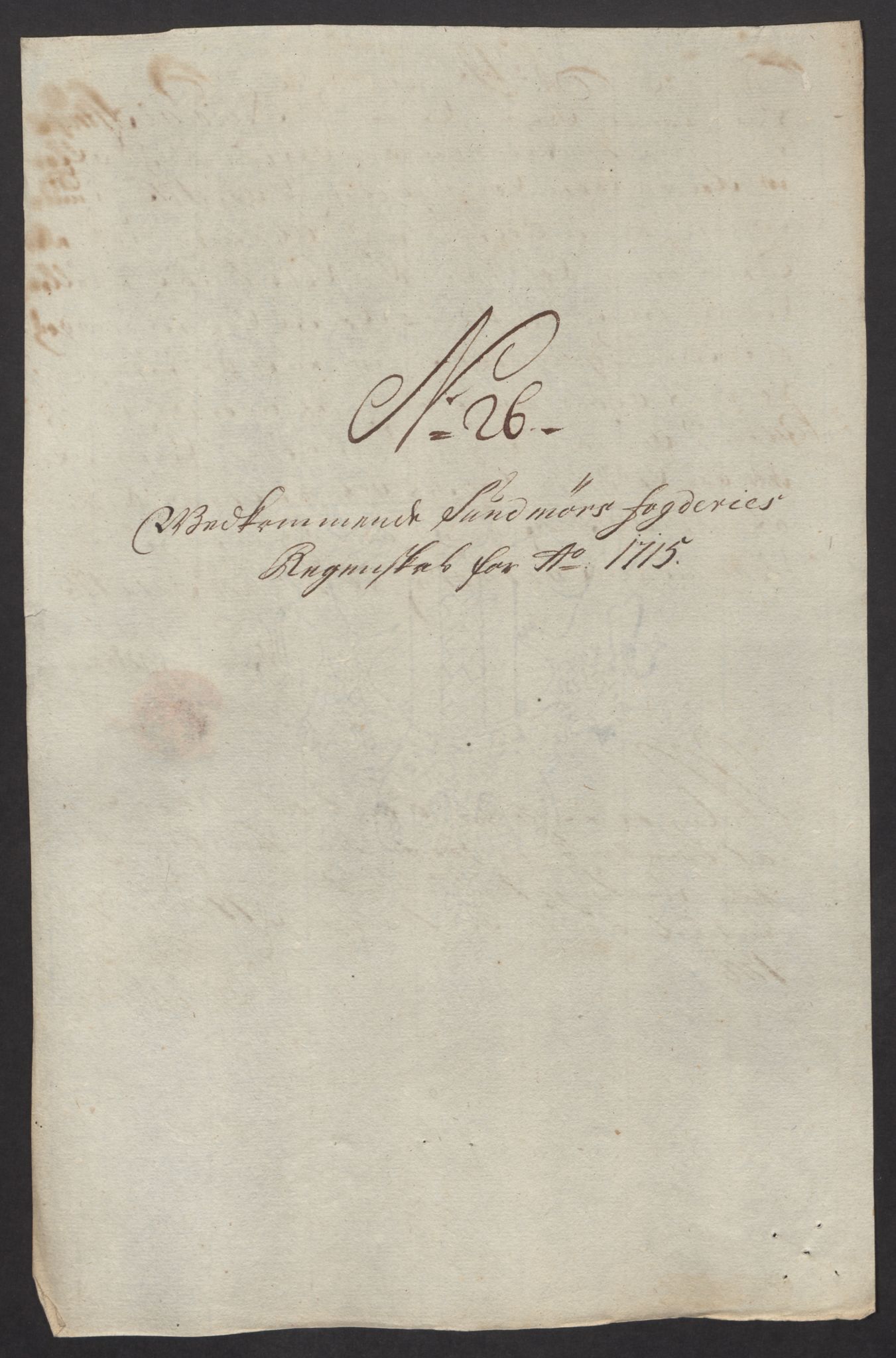 Rentekammeret inntil 1814, Reviderte regnskaper, Fogderegnskap, AV/RA-EA-4092/R54/L3567: Fogderegnskap Sunnmøre, 1715, p. 214